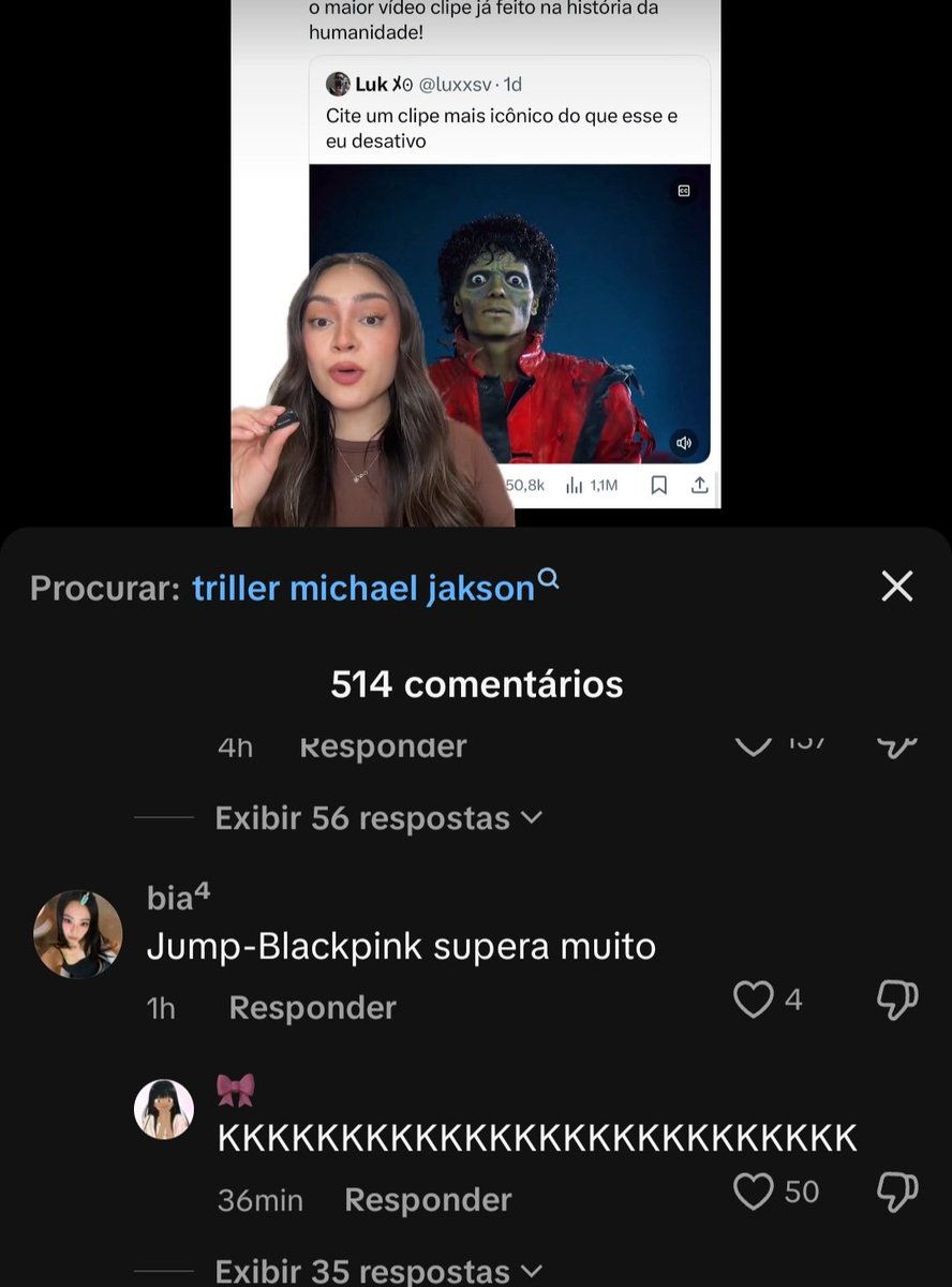 tododiablink's tweet image. jump-blackpink supera muito TRILLER do MICHAEL JACKSON