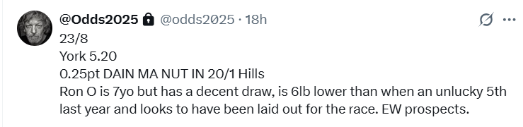 💣If you want winners, you know where to come!
DAIN MA NUT IN 20/1 adv fights back determinedly to wrestle back the lead from gamble Per Contra.#Winners #HorseRacingTips #Profit