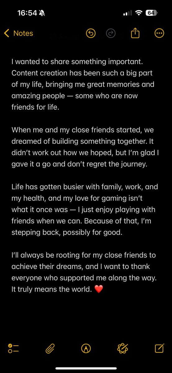 To the few it concerns.