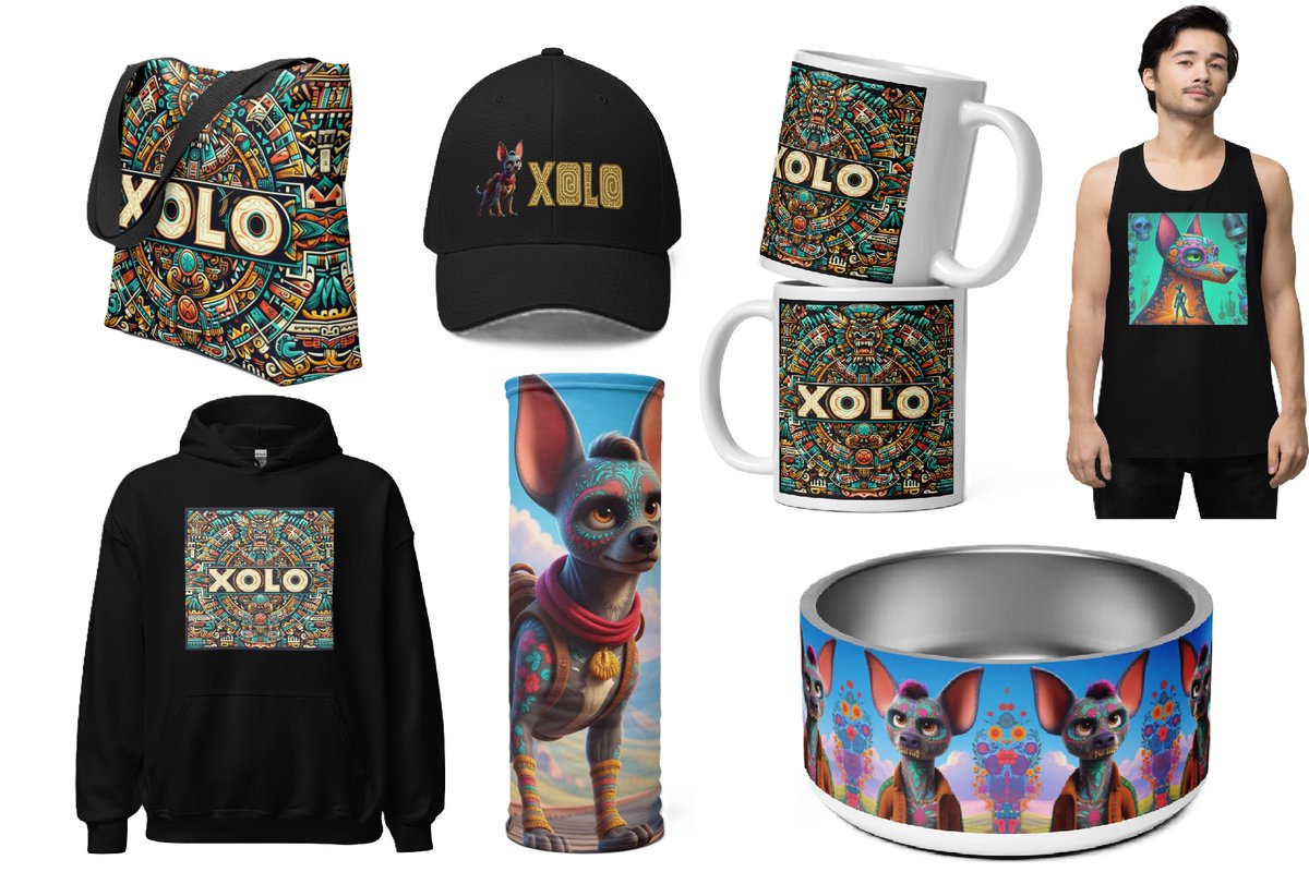 XRPXolo's tweet image. 🛍️ No es solo merch. Es ceremonia que se viste, se bebe, se comparte.  
Cada gorra, taza, hoodie o bowl lleva el espíritu del Xolo—lealtad, fuego, legado.  
Para los que caminan con propósito.  
🌐 [xrpxolo.xyz]
🔥 [burnwithmerch.com/xolo-merch-off…]