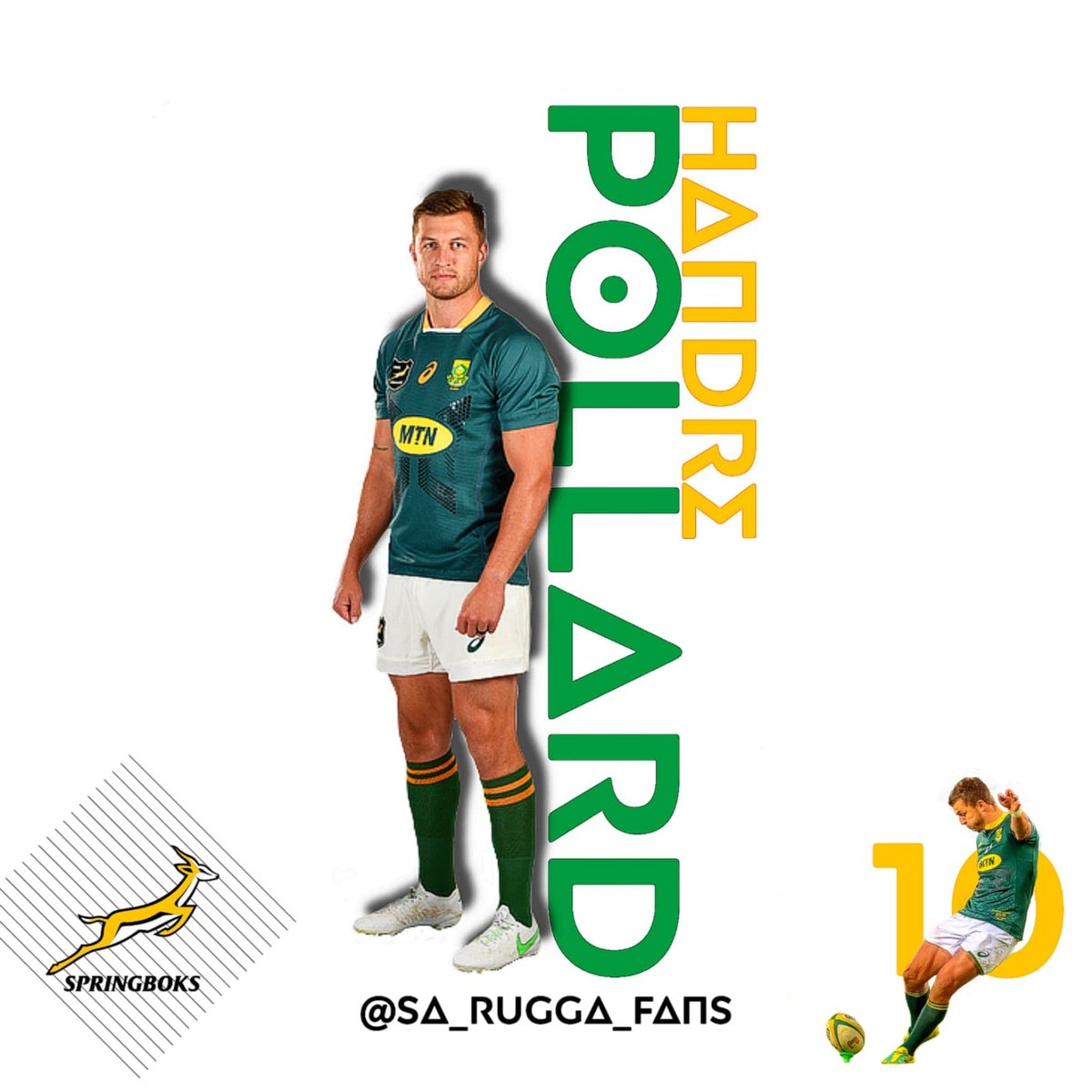 Pollard lands his third penalty goal- SA lead 23-17 in the 57th minute. 

#RSAvAUS #Springboks