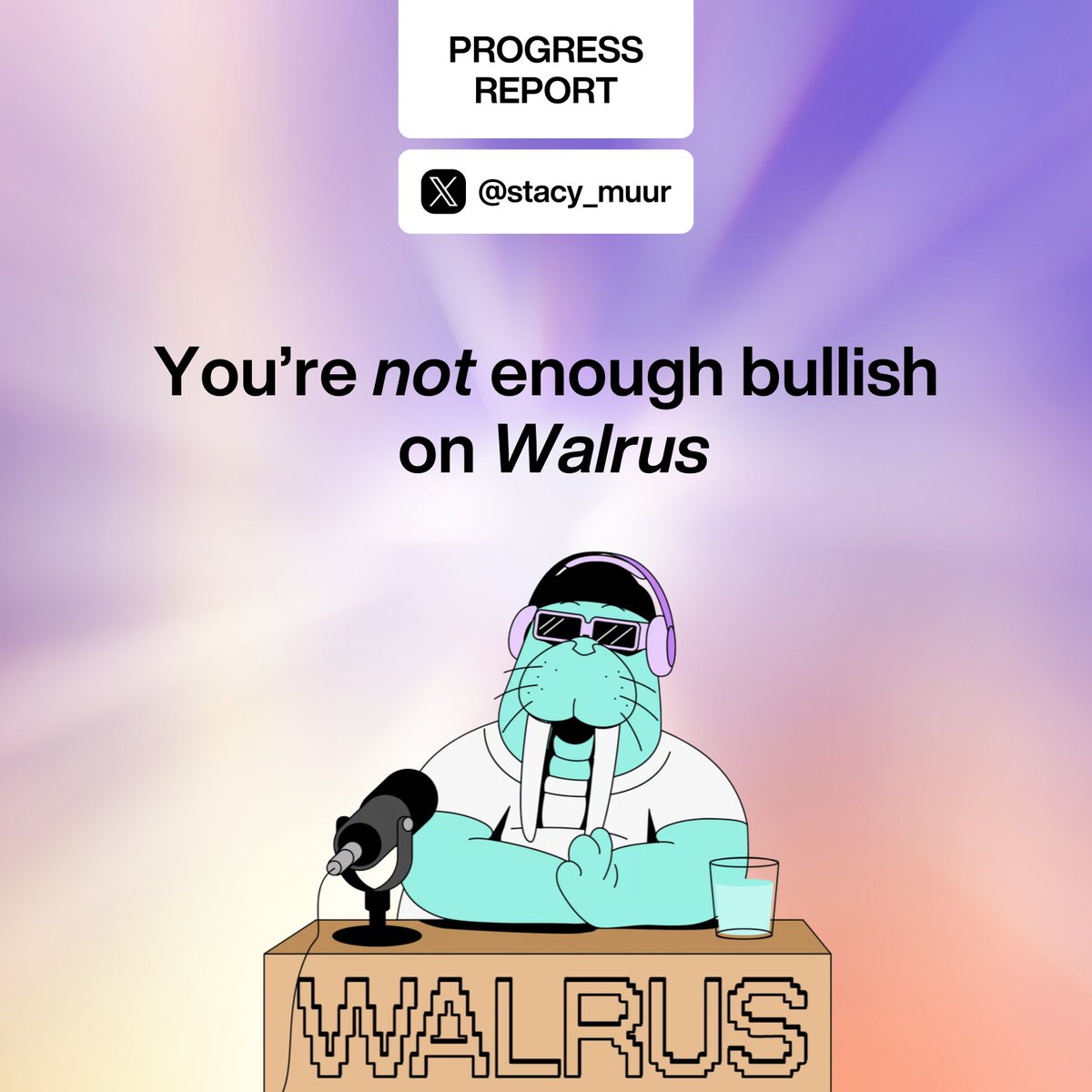 Stacy Muur (@stacy_muur) on Twitter photo 3 facts about <a href="/WalrusProtocol/">Walrus 🦭/acc</a> that show the adoption is real↓
• Grayscale + Walrus = <3
• OneFootball + Walrus = <3
• Already 640 TB of decentralized storage.
Deep dive ↓ 3 facts about <a href="/WalrusProtocol/">Walrus 🦭/acc</a> that show the adoption is real↓
• Grayscale + Walrus = <3
• OneFootball + Walrus = <3
• Already 640 TB of decentralized storage.
Deep dive ↓