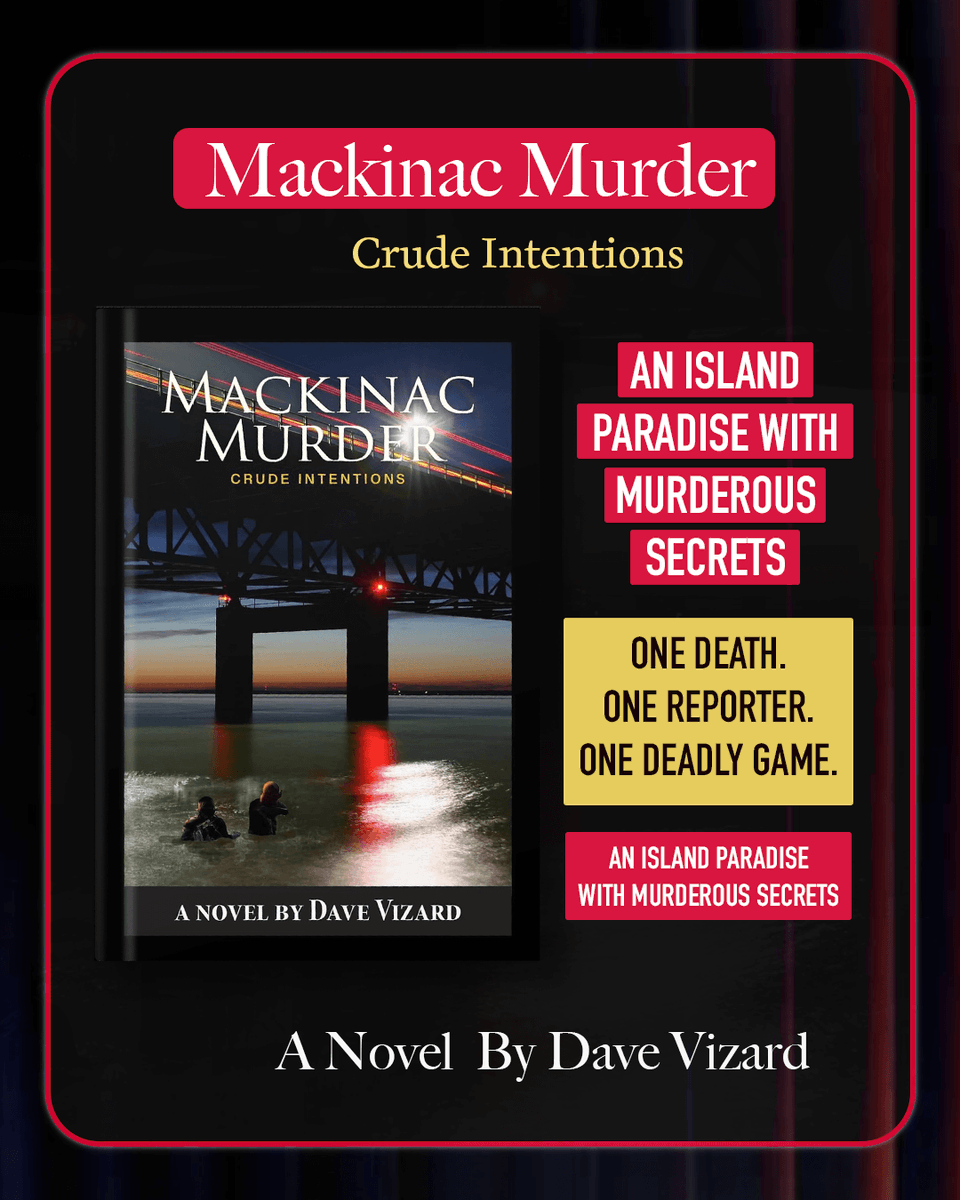 Art of Writing (@artofwriting) on Twitter photo An oil pipeline accident hides a deadly blackmail scheme on Mackinac Island. Dive into David Vizard’s gripping thriller—secrets lurk beneath the surface. <a href="/sandpointer/">David Vizard</a>
Available on - amazon.com/dp/B0DK9X2DBK/ An oil pipeline accident hides a deadly blackmail scheme on Mackinac Island. Dive into David Vizard’s gripping thriller—secrets lurk beneath the surface. <a href="/sandpointer/">David Vizard</a>
Available on - amazon.com/dp/B0DK9X2DBK/