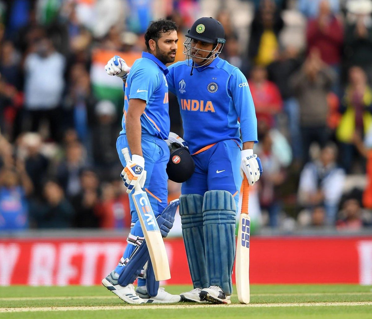 Rohit sharma 2023  World Cup
Runs - 597 
Strike rate - 125.94
Avg - 54.27
50s - 3
100s - 1
6s - 31

Ms dhoni whole t20 wc career
Runs - 529
Strike rate - 123
Avg - 35.2
50s - 0
100s - 0
6s - 16 

Still dhobians trolling Rohit for strike rate 😭?