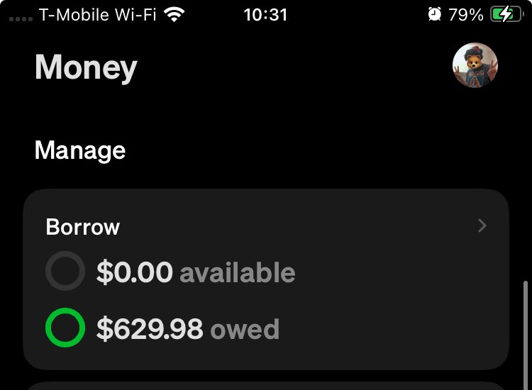 OctoberCowboy's tweet photo. currently $650 in debt and i can’t get a job and i still have to keep getting my medications i feel like i want to die. 

anyway if anyone magically wants to fix or help fix my problems ca: $sleepybeing 

photo is proof of most of my debt. the last bit is in my bank acct https://t.co/lnliPAPQio