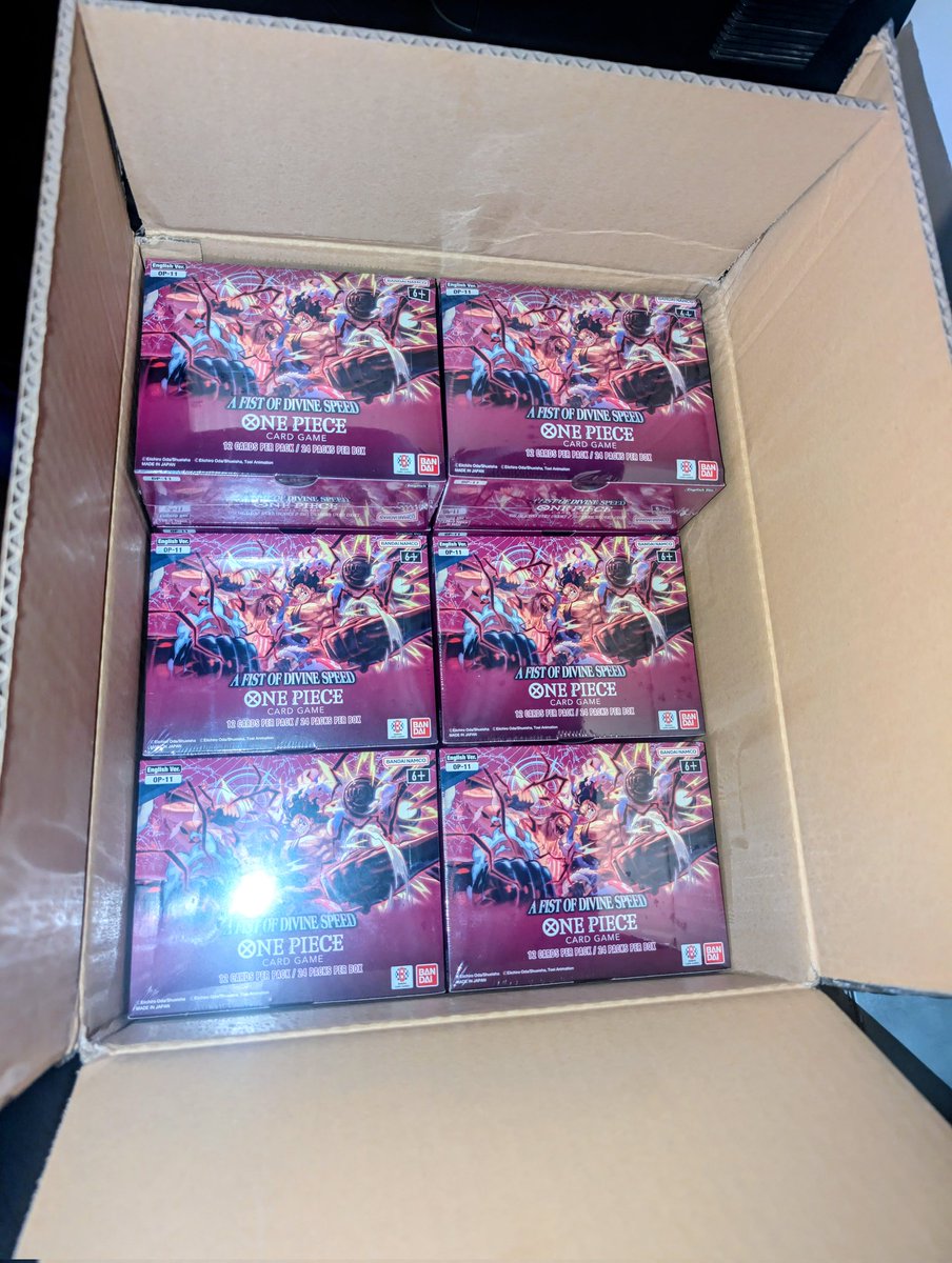 TheOriginalKlub's tweet image. OP11 boxes $130 shipped each (8 available)

OP07 boxes $120 shipped each (8 available)

Can work deals on multiple boxes