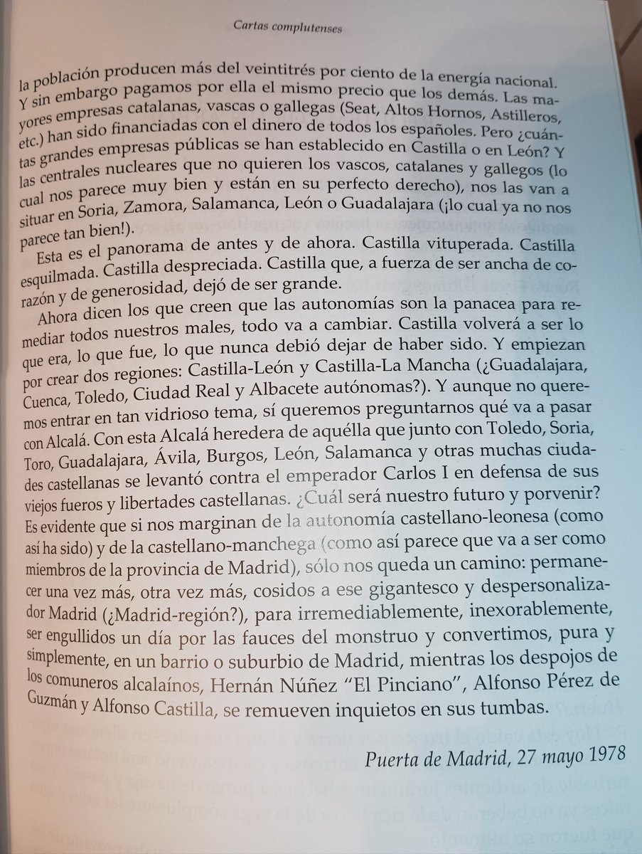 <a href="/AlcalCastellan1/">Alcalá Castellana ♜🌾</a> Arsenio Lope Huerta no consiguió cambiar las cosas que hoy sepultan la identidad castellana de Alcalá bajo la identidad de barriada madrileña. Pero anduvo preocupado y atento.