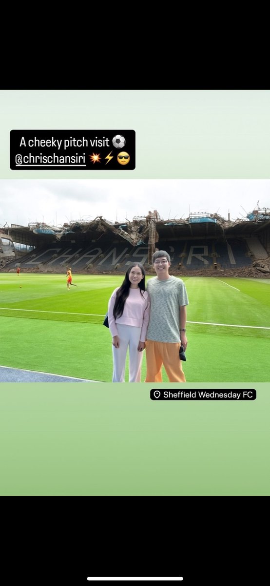 Let’s keep the energy. #CheekyPitchVisit #SWFC #ChansiriOut