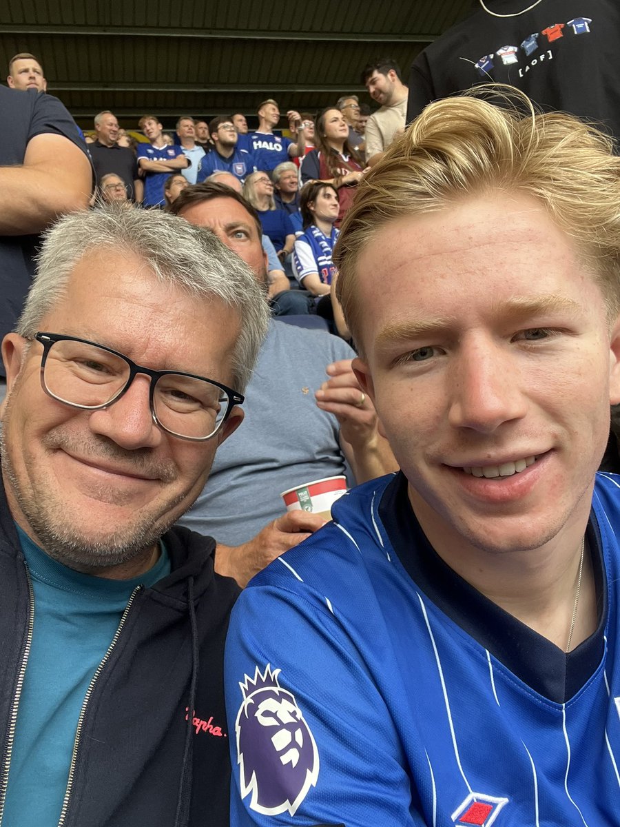 ipswichchris's tweet photo. Dad and son day out incredible following from Suffolk but really underwhelming from Ipswich on the pitch https://t.co/5e27HNpXmH