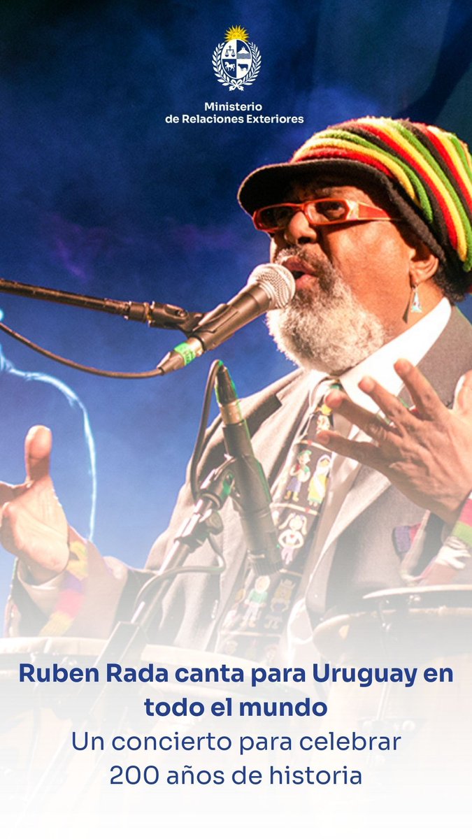 Se viene... 🎶

Este lunes 25, con motivo del Bicentenario de la Declaración de Independencia de Uruguay, compartimos con quienes hacen latir el ♥️ del país en todo el mundo...

🪘 un concierto especial.

#200Años #CulturaUruguaya #DeUruguayAlMundo #4Millones