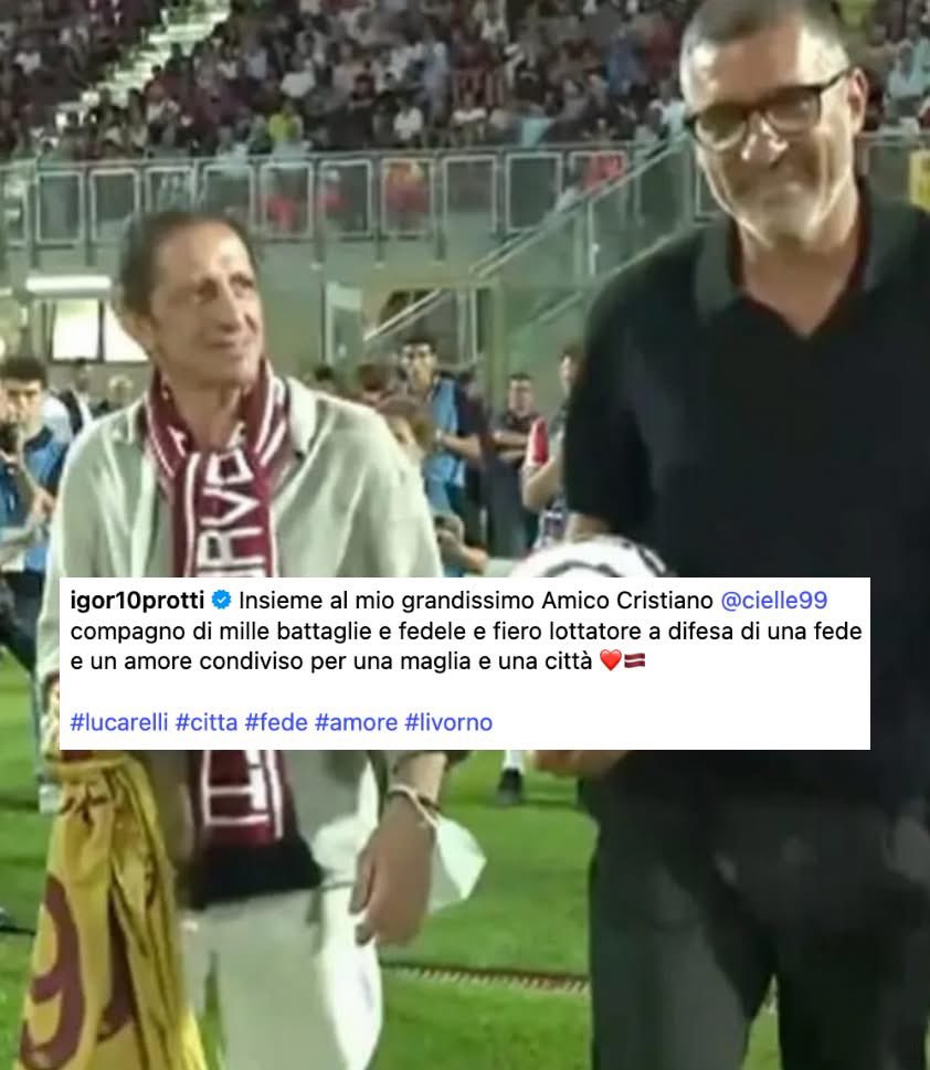 Non sto piangendo, mi sono soltanto entrate 2 leggende Amaranto negli occhi. 
🇱🇻🇱🇻
#Protti
#Lucarelli
#LivornoTernana
<a href="/uslivorno1915/">Unione Sportiva Livorno 1915</a>