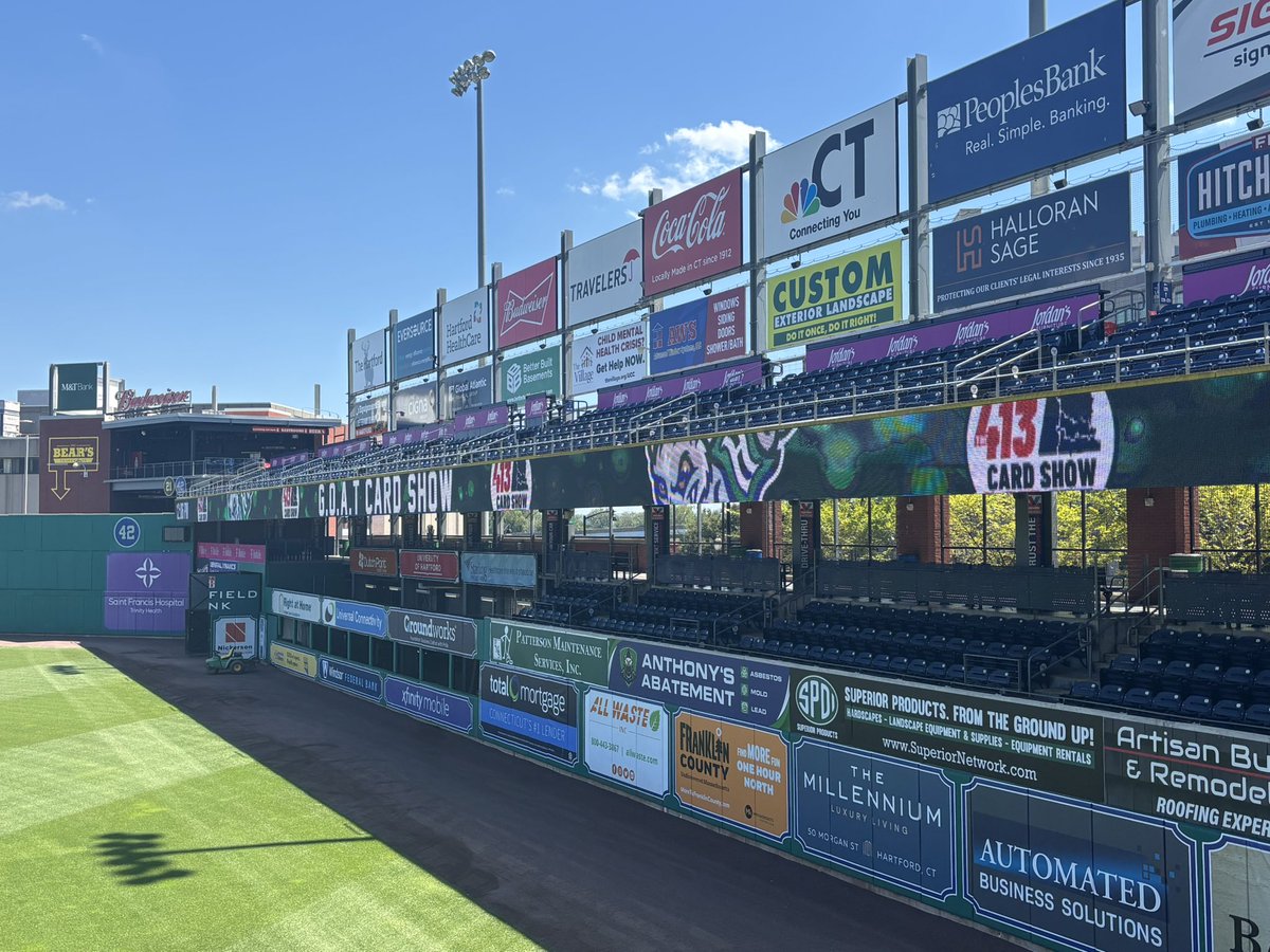 THE 413 CARD SHOW (@413cardshow) on Twitter photo Awesome sights from today's GOAT Card Show at Dunkin' Park in Hartford. If you're in the neighborhood, still time to come by. Gates are open until 2:00. #thehobby <a href="/GoYardGoats/">Hartford Yard Goats</a> Awesome sights from today's GOAT Card Show at Dunkin' Park in Hartford. If you're in the neighborhood, still time to come by. Gates are open until 2:00. #thehobby <a href="/GoYardGoats/">Hartford Yard Goats</a>