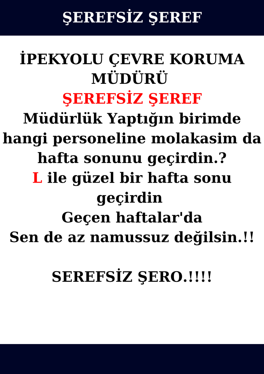 Kurum kurum değil bildiğin eğlence kulübü <a href="/ipekyolubeltr/">İpekyolu Belediyesi</a> çevre koruma müdürü #ŞerefSayın belediye içerisinde pes artık.!!
<a href="/AliYerlikaya/">Ali Yerlikaya</a> <a href="/TC_icisleri/">T.C. İçişleri Bakanlığı</a>
<a href="/murat_kurum/">Murat KURUM</a> <a href="/csbgovtr/">T.C. Çevre, Şehircilik ve İklim Dğş. Bakanlığı</a>
<a href="/valiozanbalci75/">Ozan Balcı</a> <a href="/tcvanvaliligi/">T.C. Van Valiliği 🇹🇷</a> <a href="/VanEmniyet/">Van Emniyet Müdürlüğü 🇹🇷</a> <a href="/tufangilan/">Tufan Bağır GİLAN</a> <a href="/ipekyolukymkmlg/">İpekyolu Kaymakamlığı</a>