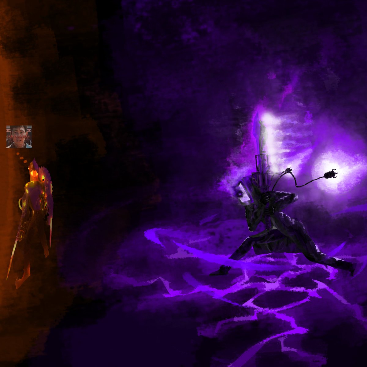 CRT Officer; Capo IIII 
The Tiantui Star Screen 
The Winged Cathode  
And one of the Three Bots of the East

 Jeffrey

#SKIBIDITOILET #skibidi_toilet #SkibidiToiletfanart