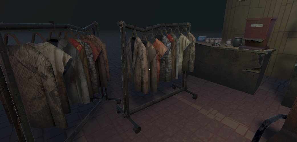 FunkeMunkeGames's tweet photo. 🪑🧥 Welcome to the bar & coatroom in Broadcast. Faded propaganda, dusty chairs, and worn coats… Something’s waiting for you here, will you sit, or keep moving? 👀
#broadcastgame #horrorgame #indiedev #gamedev #3dmodeling https://t.co/BAPjUIN2q8