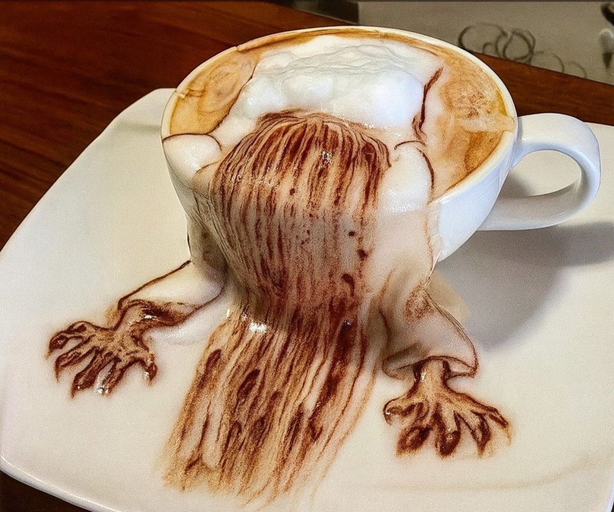 I like dark coffee, 
but this is next level!😂😂