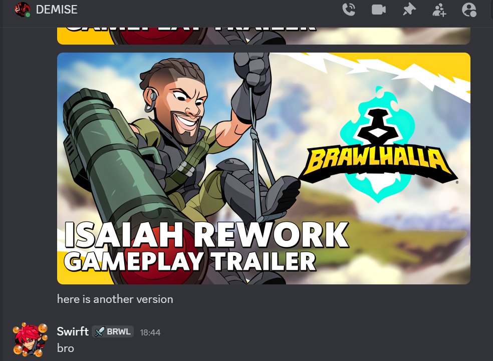 What is Demise doing bro