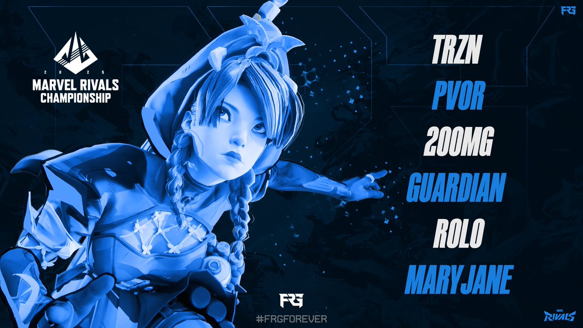 FRG ENTERS RIVALS🛰️

We're excited to announce we've signed current UK Uni Esports Champions who will compete under FRG in #MRC.

Meet the team: 
🇬🇧 <a href="/trzn_MR/">FRG trzn</a> 
🇬🇧 <a href="/pvor123/">Pvor123</a> 
🇬🇧 <a href="/200mg_mr/">Aaron</a> 
🇬🇧 <a href="/Guardi4nMR/">Guardian</a> 
🇸🇰 <a href="/27TvRolo/">cute RoloTV27</a> 
🇺🇦 #MaryJane
🇬🇧 #Biz
🇬🇧 <a href="/EviolitesMR/">Eviolites</a> (M)

Welcome! #FRGForever