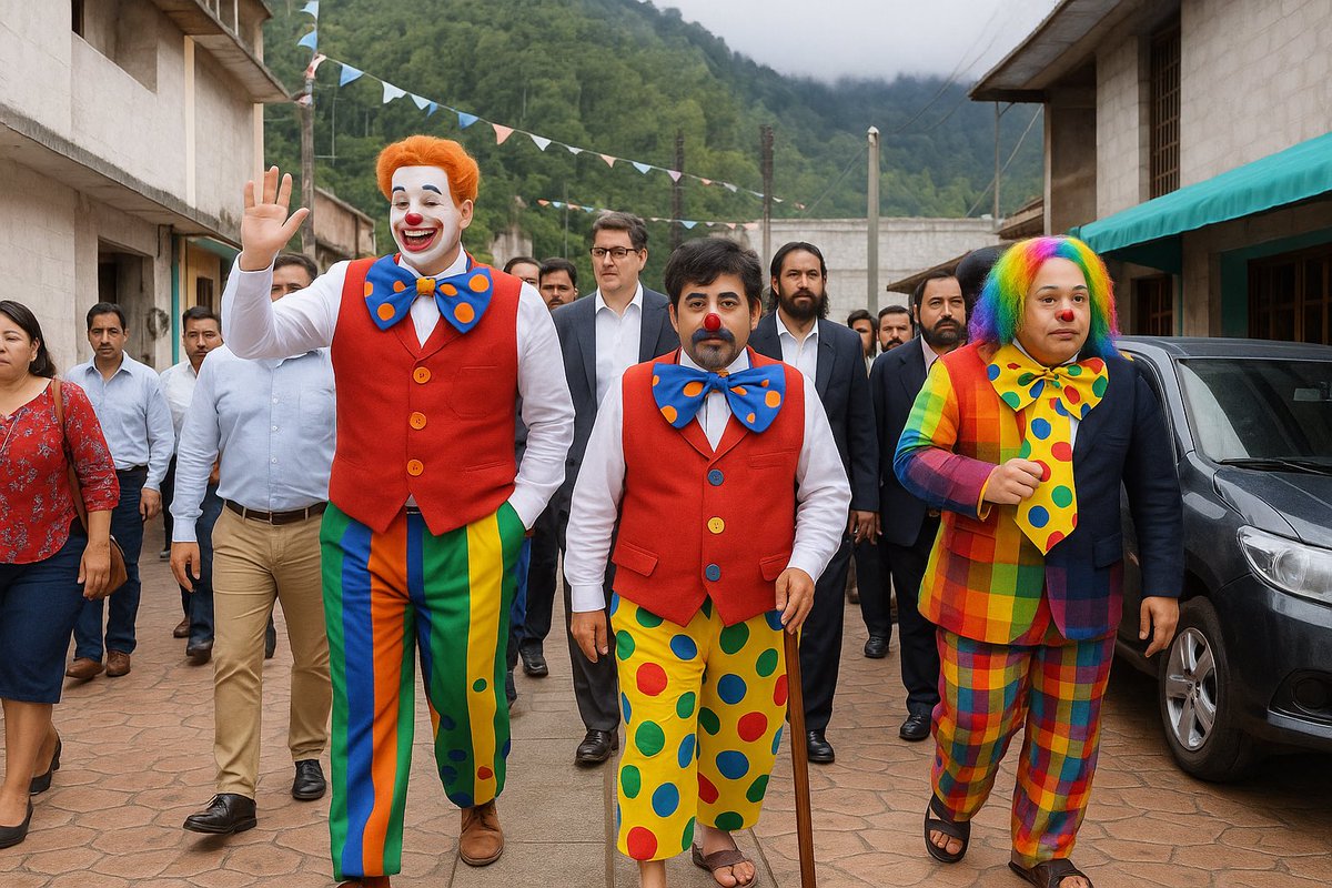 Ya van los payasos 🤡, ya tenemos dos circos uno en Palacio Nacional y otro en #SCJN .
