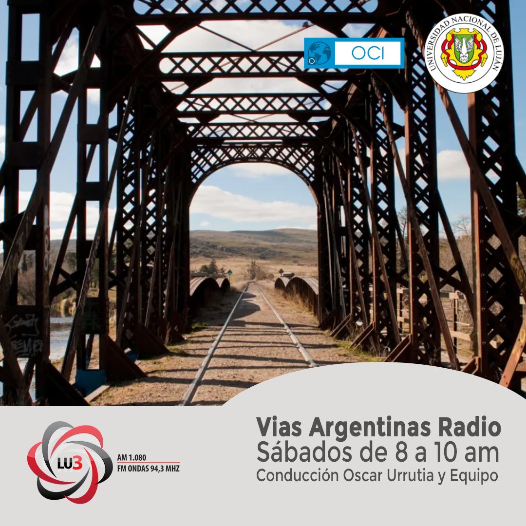 oci_unlu's tweet photo. 📻 No te pierdas el programa de Vías Argentinas Radio en vivo y en directo. Si no podes, ⏳ encontrá la repetición completa en el canal de YouTube de Noticias del Observatorio de Comercio Internacional. 🚀 ¡Revivilo a tu propio ritmo! https://t.co/0RJtSDB5GC