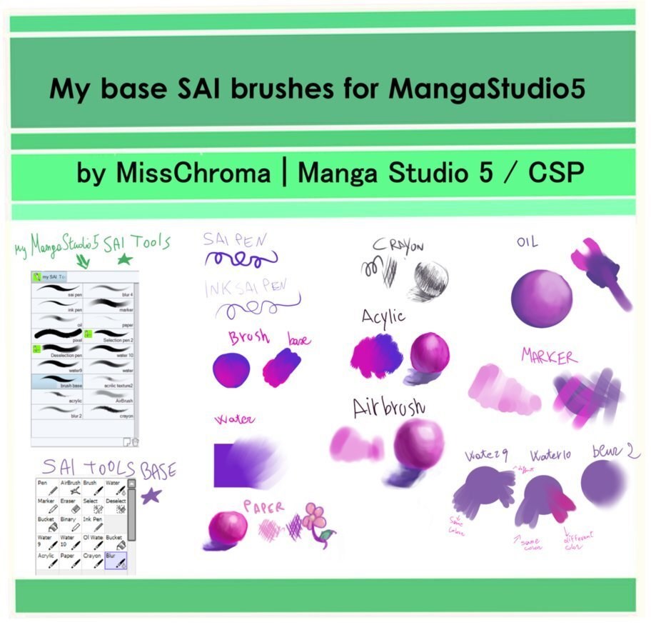 ComicsAssets's tweet photo. Clip Studio Paint Brushes  like  Default SAI [by ] 
 https://t.co/IFjvu4ElDM 
  #comiccollector #manga https://t.co/pdlKEMaQ3P