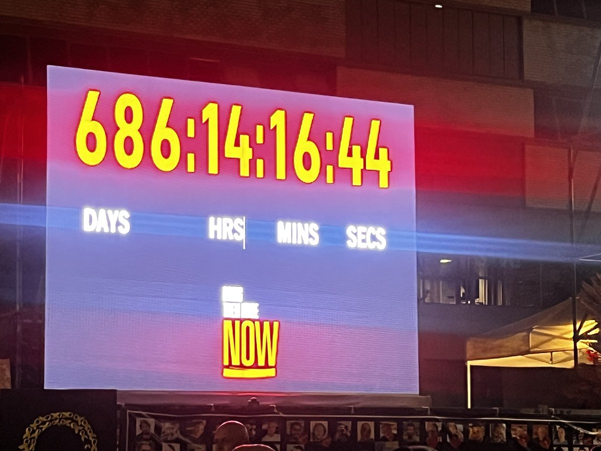 En los últimos 2 semanas no estuve porque estuve de vacaciones fuera de 🇮🇱.  Hoy estoy. Esperándolos. #BringThemHomeNow