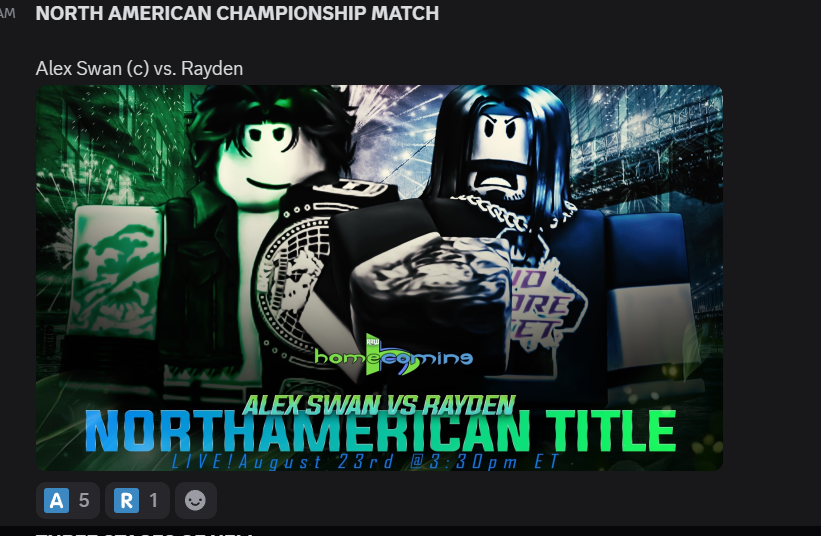 See they know that Alex NEEDS to win this match. Alex NEEDS to show out and over achieve and get his name over. I don't need any of that, i've done all I needed. I just need to pin Alex. Show these people why you deserve it

I hope you bring your best, <a href="/AlexSwanRW/">The "LegacyMADE" Alex Swan</a>.
<a href="/RRWBreakoutt/">BKT</a>