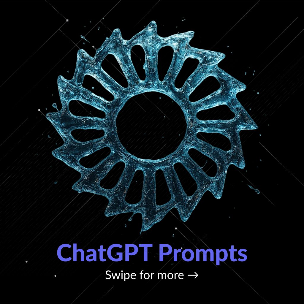 OneHorizonAI's tweet image. Turn your logo into ice ❄️, lava 🔥, or anything you imagine.

All you need: your input logo + these prompts. 🎨

💾 Save this post for later and try it on your own brand.

#AIbranding #ChatGPTPrompts #AILogoDesign #SoraAI