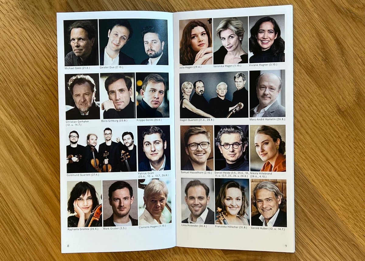 Alguns artistes de ça #SchubertiadeGmbH