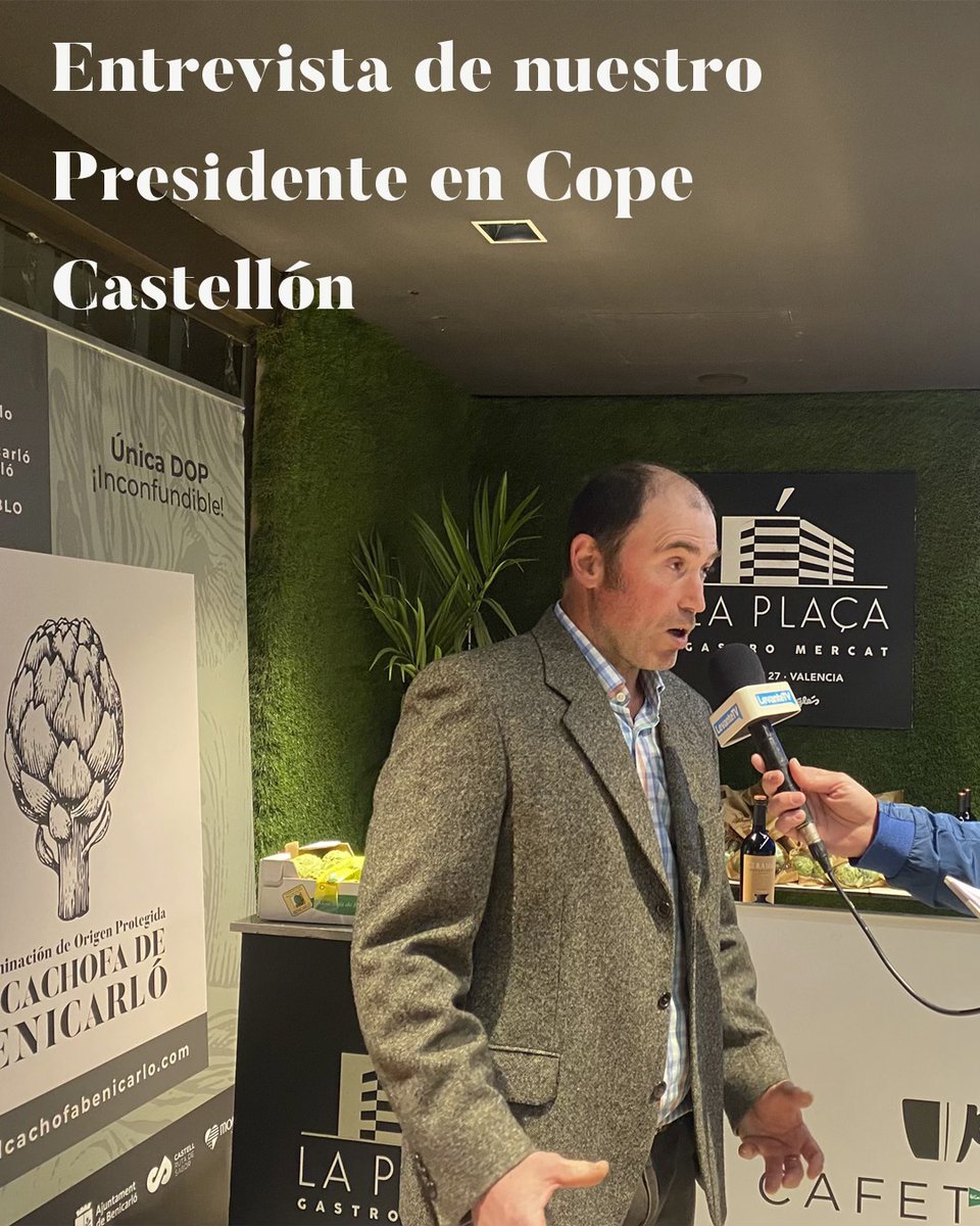ALCACHOFABENICARLO (@dopalcachofablo) on Twitter photo 🇪🇸🎙️ℹ️ El miércoles nuestro Presidente Víctor Morera hizo una entrevista para el programa "Mediodía Cope" de <a href="/copecastellon/">彡COPE Castellón彡</a> donde explicaba los preparativos de la campaña de Alcachofa 2025/2026.
Escúchala aquí ➡️ linktr.ee/AlcachofaDOPBe…
#AlcachofaDOPBenicarló #cope #radiocope 🇪🇸🎙️ℹ️ El miércoles nuestro Presidente Víctor Morera hizo una entrevista para el programa "Mediodía Cope" de <a href="/copecastellon/">彡COPE Castellón彡</a> donde explicaba los preparativos de la campaña de Alcachofa 2025/2026.
Escúchala aquí ➡️ linktr.ee/AlcachofaDOPBe…
#AlcachofaDOPBenicarló #cope #radiocope