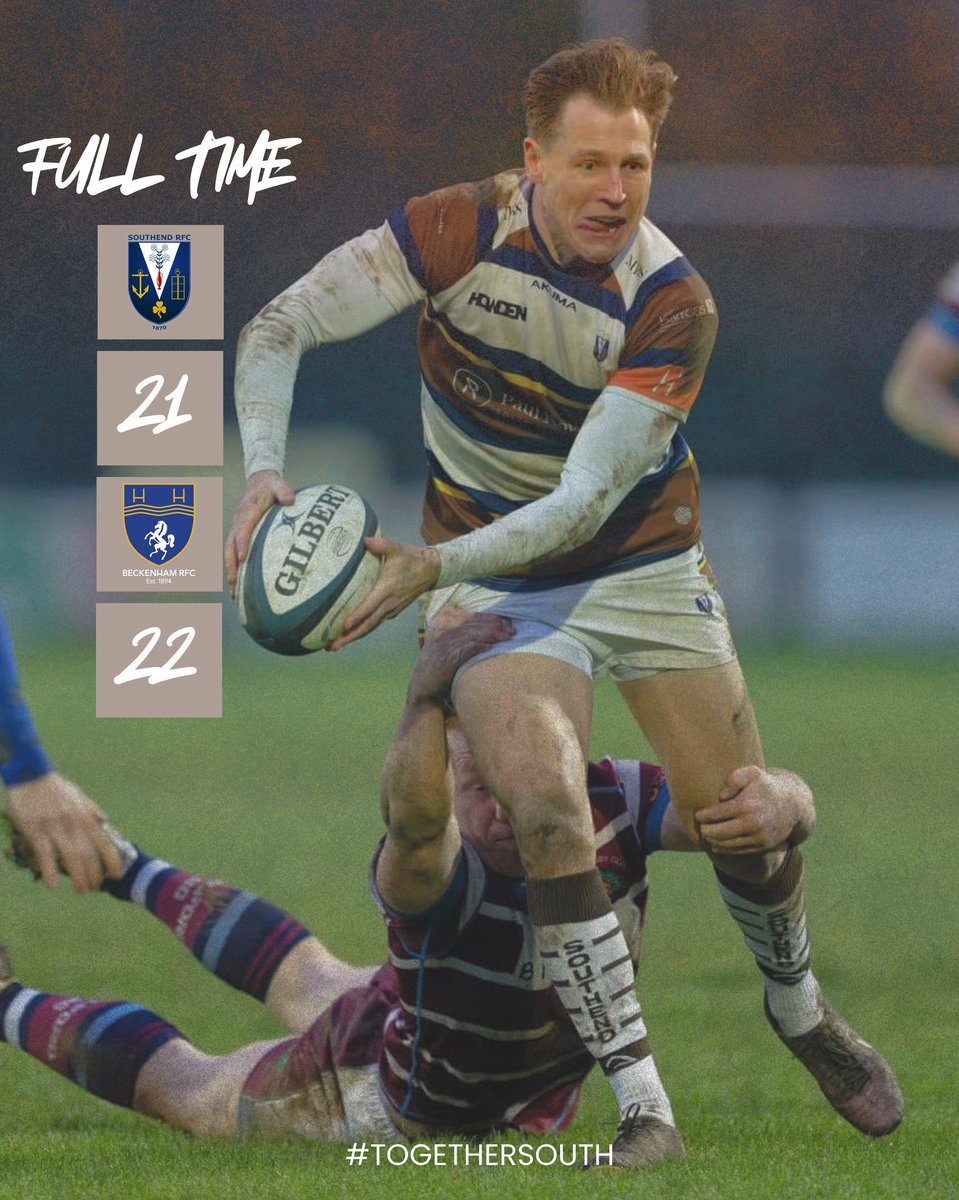 🏁 A narrow defeat in pre season for the senior squad today. 

Thank you for your support 👏🏻 

We’re back in action on Friday when we welcome <a href="/HarlowRugby/">Harlow Rugby Club</a> to Warners Bridge.

#TogetherSouth