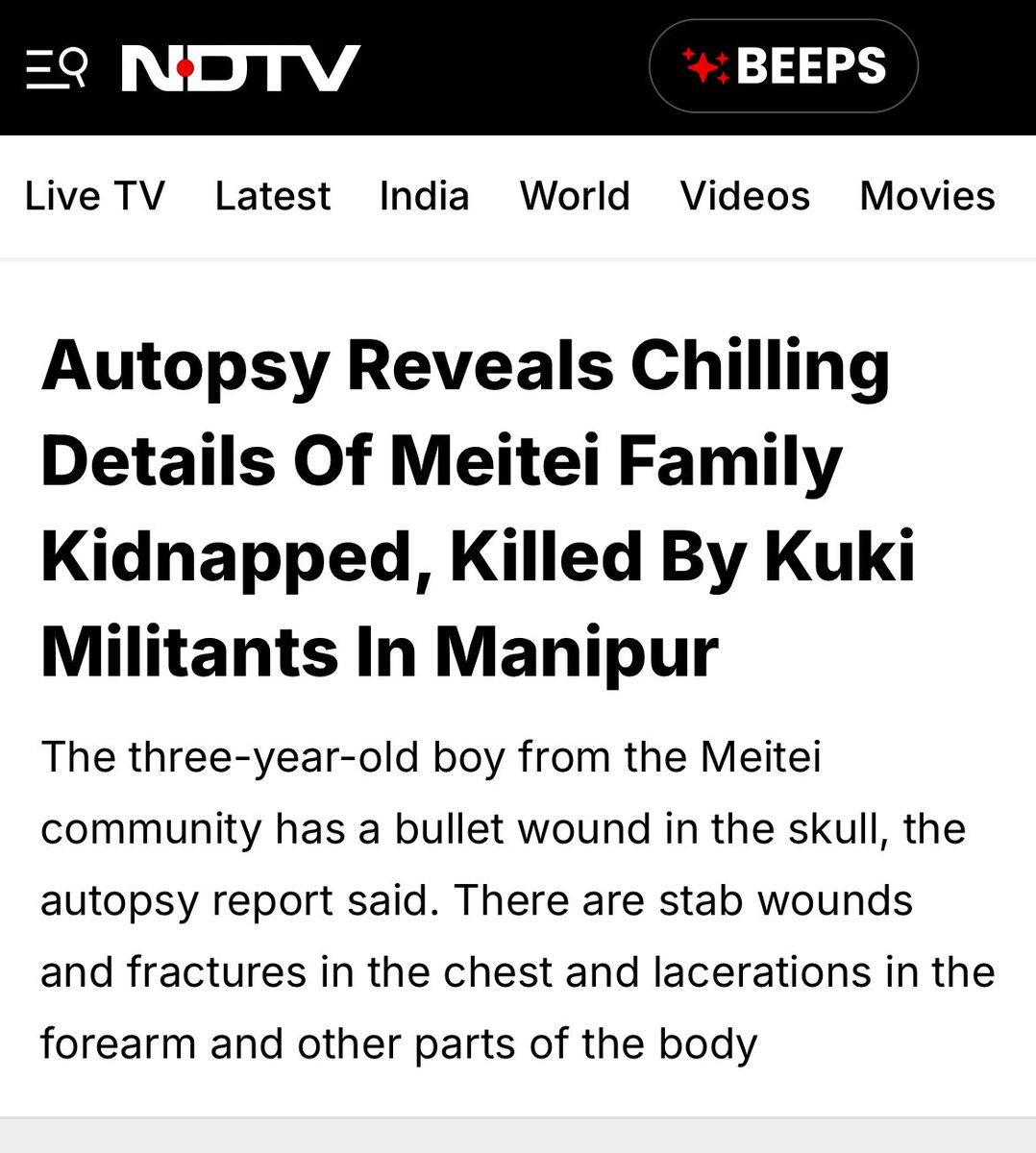 EnhancingChanu's tweet image. Women, children, &amp;amp; even infants were brutally murdered. A young Meitei schoolgirl, deceived/lured by her Christian #Kuki friend and was handed over to #KukiTerrorists, where she was subjected to days of horrific sexual abuse until her last breath. 
The so called #IndianChristian.