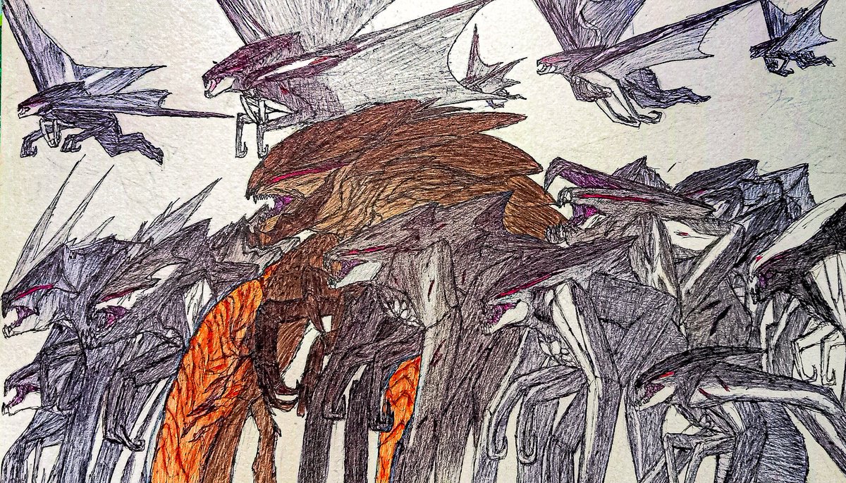 Repost art 

Jinshin mushi army 
Godzilla: Nah, I'll win