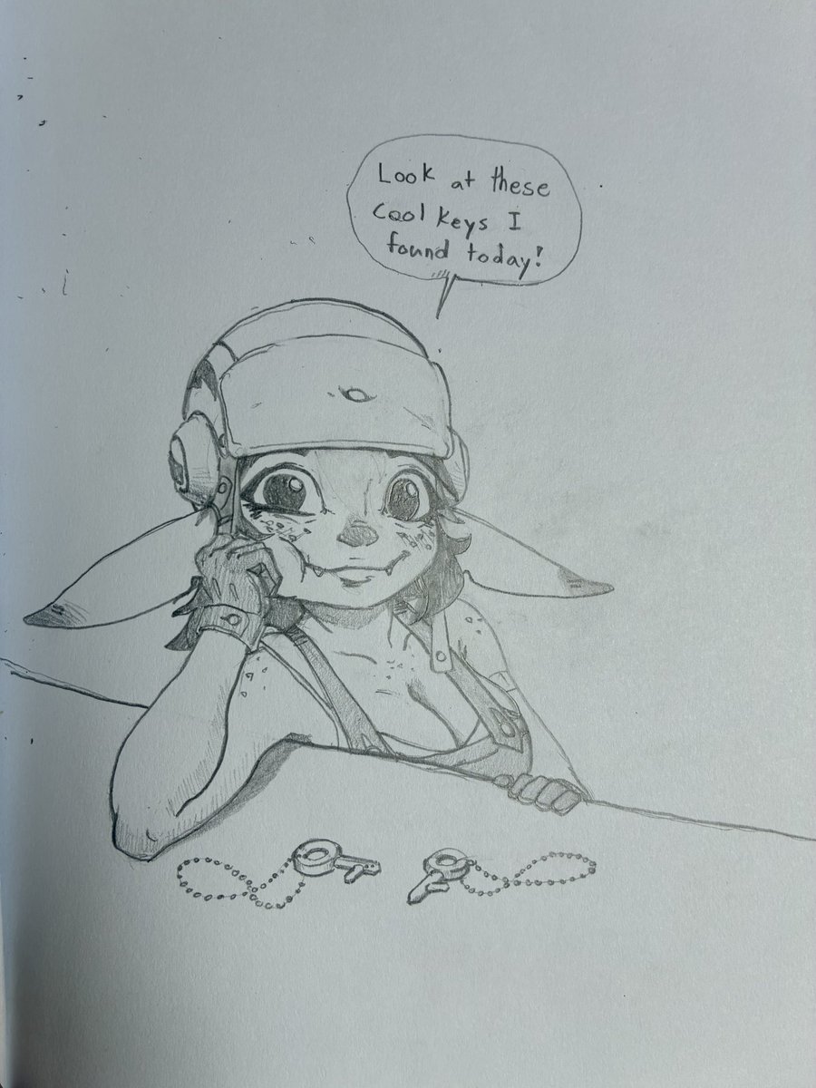 Finally fixed the brake issue with my car, turns out it was a clogged brake hose the whole time.

In other news enjoy this older drawing of Millie, so found something cool. And I’ll see what I can find for an odd tank post.