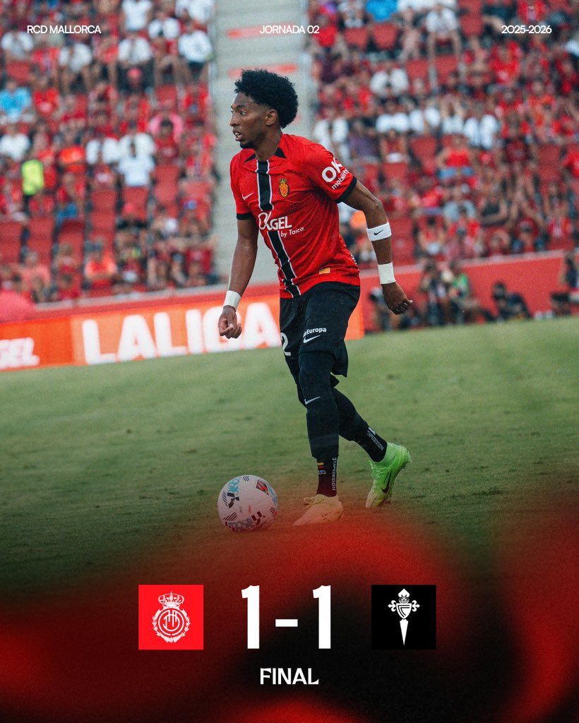 We earn the first point of the season ❤️🖤