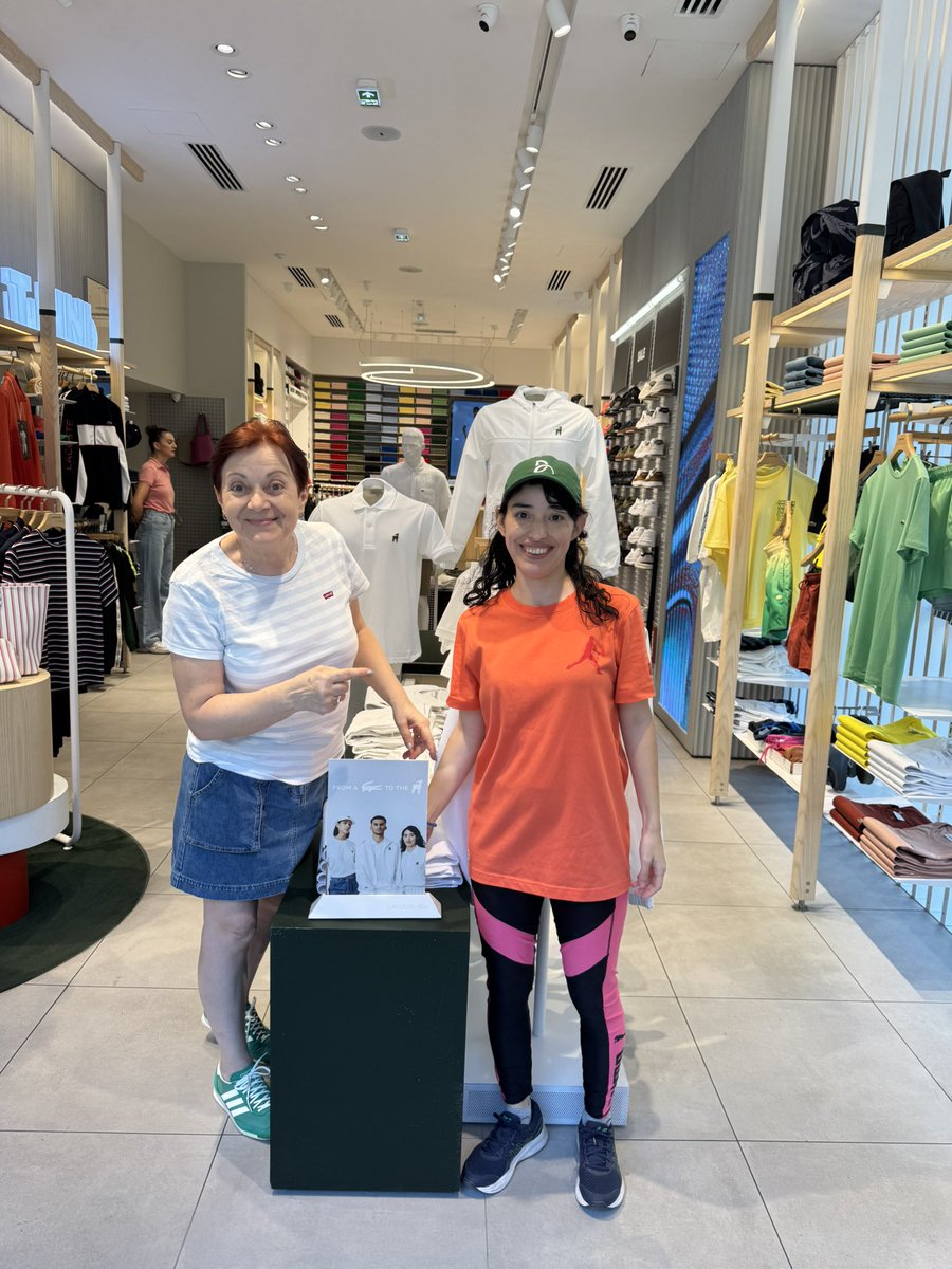 Fortunate to be in Belgrade where <a href="/Lacoste/">Lacoste</a> made available Special Collection celebrating the 🐐 of 🐊 <a href="/DjokerNole/">Novak Djokovic</a> ❤️🙏❤️