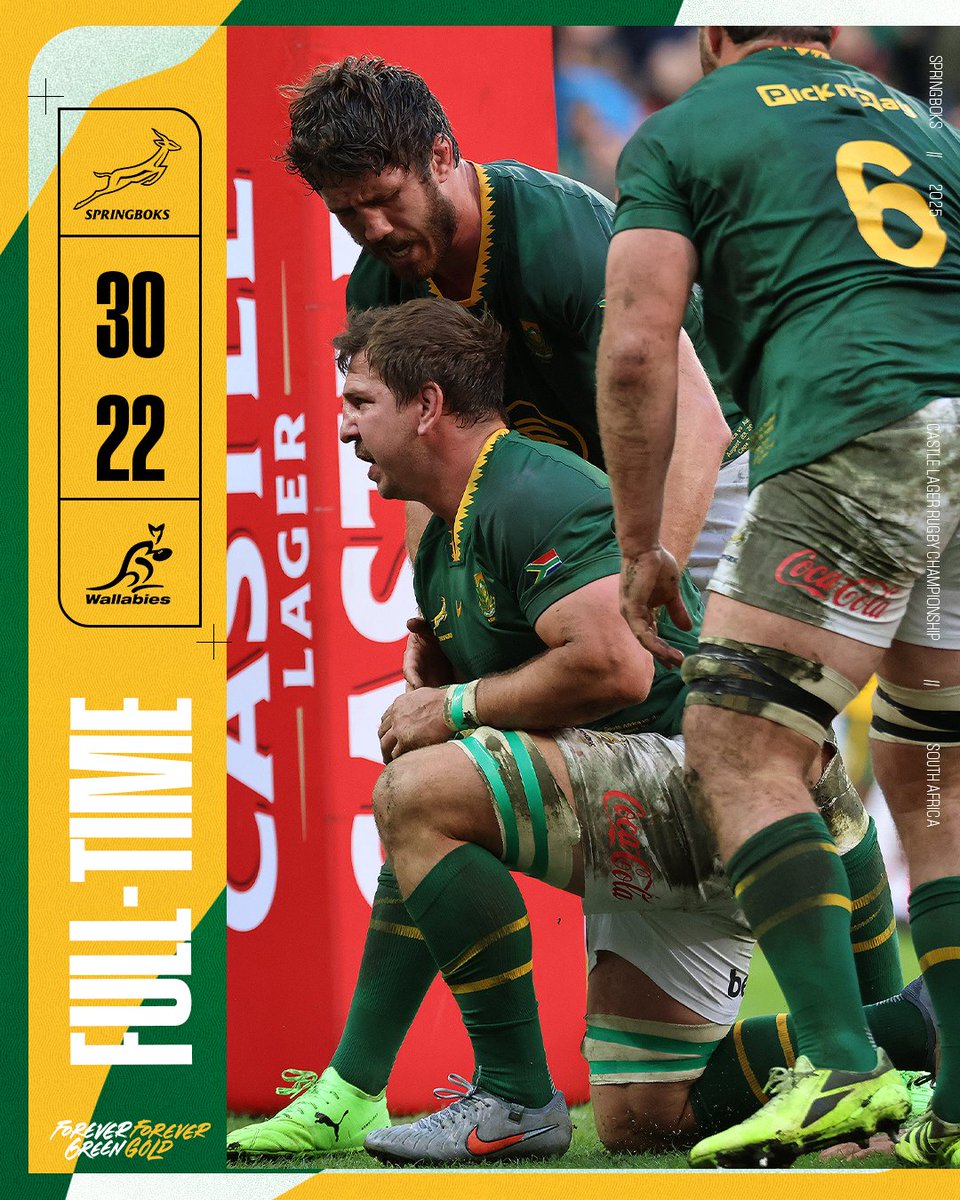 It's all over in Cape Town as the Boks seal a hard-fought win. 

#RSAvAUS #Springboks