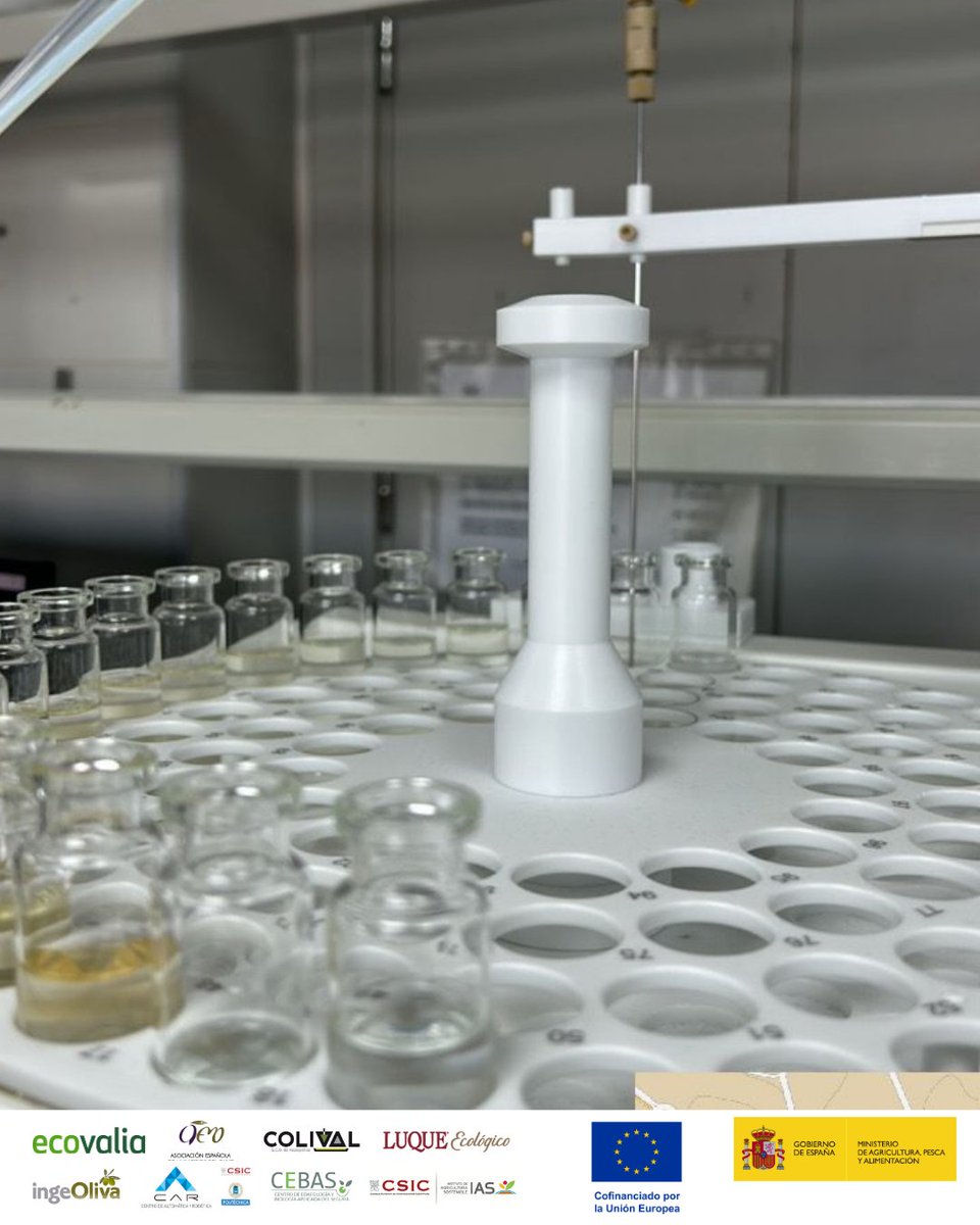 Ecovalia's tweet photo. 💧🌱 ¿Sabías que el carbono hidrosoluble es el “combustible rápido” de los suelos?
En el proyecto GO-OCB, analizamos el carbono hidrosoluble presente en suelos de olivar. 
@AEMO_Olivo 
@CEBAS_CSIC 
@FelipeBastida01 https://t.co/muKcVoByoj