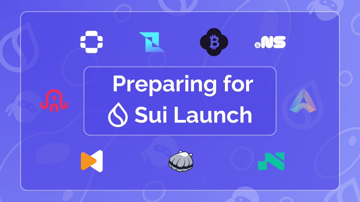 Preparing for Sui launch! 💧

We're working with some of the best teams on Sui in multiple capacities (and a lot of it hasn't even been revealed yet 👀)

Here's a rundown 🔽