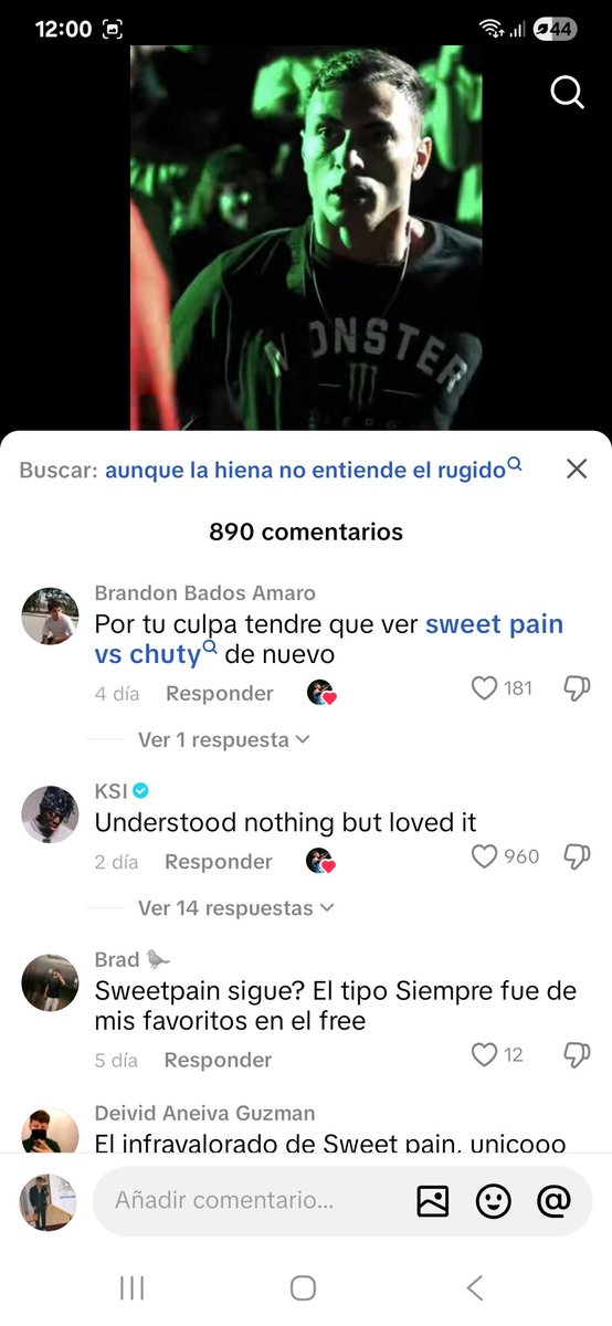 LaVozDelFreestyle (@barrasbarras444) on Twitter photo Algo que no esperaba ver es que KSI haya visto un video del minuto libre de Sweetpain en <a href="/FU_Movement/">FU Movement</a> Algo que no esperaba ver es que KSI haya visto un video del minuto libre de Sweetpain en <a href="/FU_Movement/">FU Movement</a>