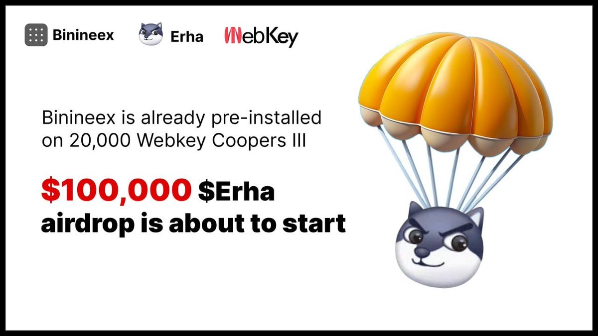 🔥 New alpha alert!
Bonk token = top Chinese meme coin on Solana 💯
Join now &amp; grab your share of 100,000U 🚀
Use #二哈 #Binineex #Erha 💚
Let’s ride <a href="/binineex9/">Binineex</a>