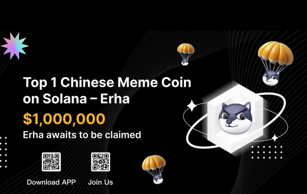 Here comes the hype 🎉
<a href="/ErHadotbonk/">二哈</a> campaign = 100,000U reward pool 💸
Just post with #二哈 #Binineex #Erha ✅
Don’t miss this chance!
Together with <a href="/binineex9/">Binineex</a> 💚