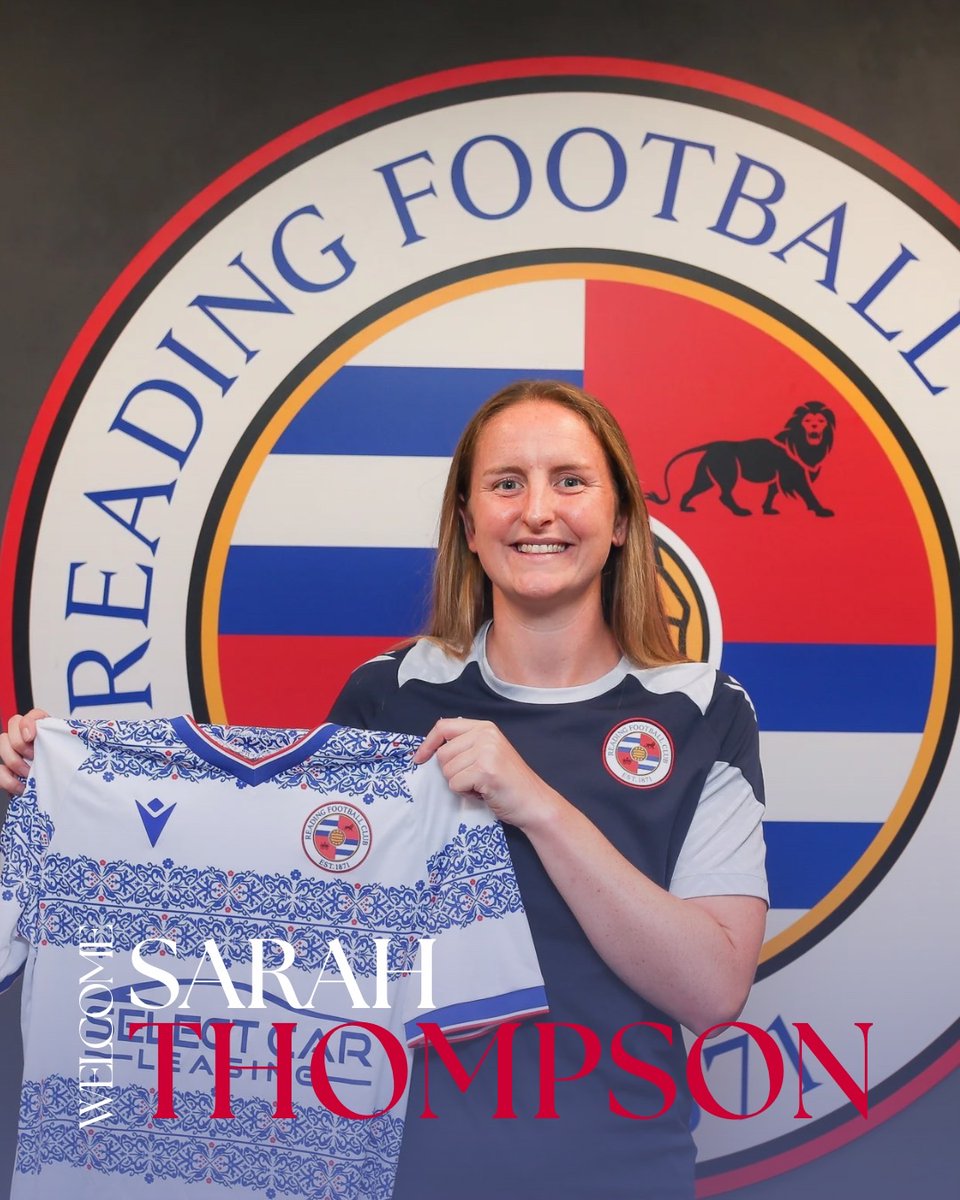 THOMPSON IS A ROYAL 🙌

We are delighted to announce the signing of a Sarah Thompson for the 2025/26 season! 🔵⚪

Buzzing to see her in blue and white this season - welcome, Sarah!