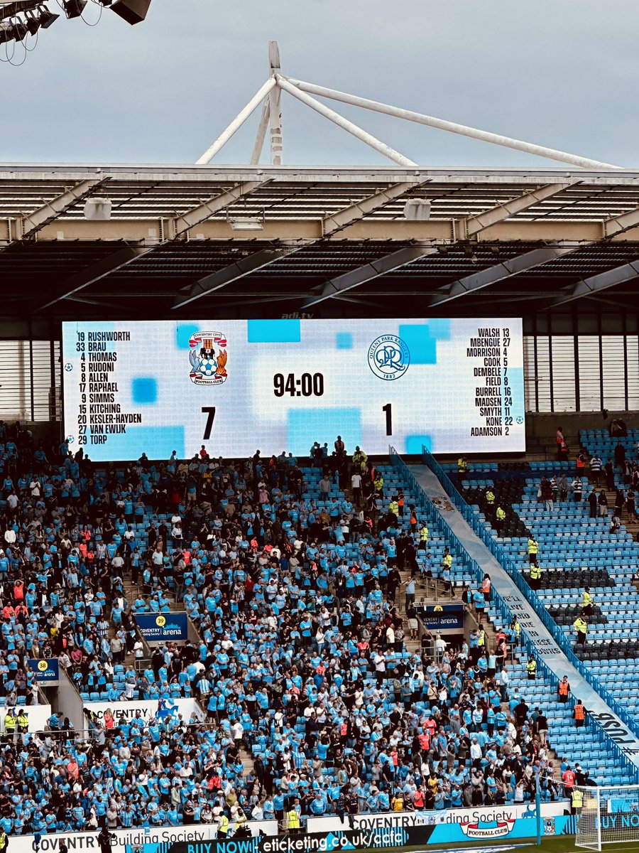 Blimey!
One of get best games I’ve ever been to! In OUR HOME! 🩵
#PUSB