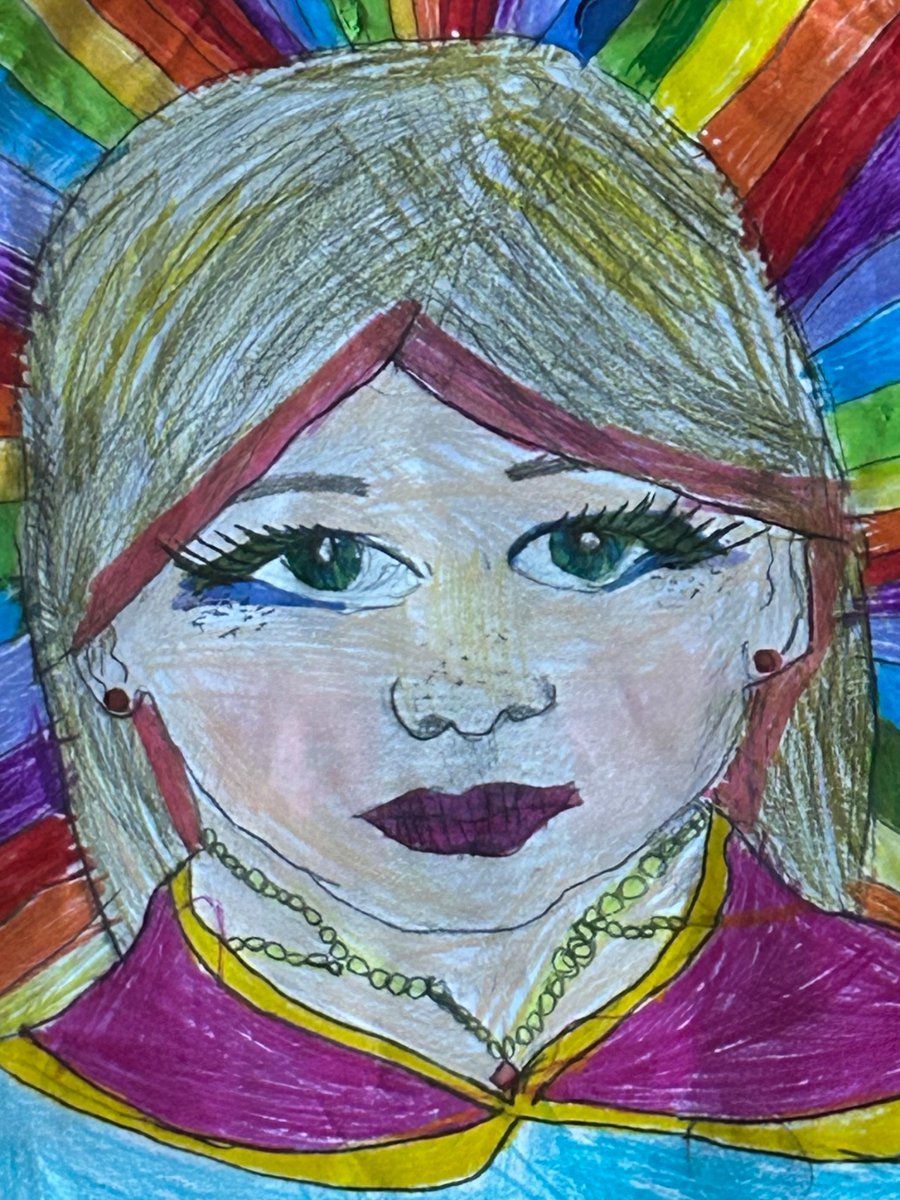 My six year old is much better at drawing than me!