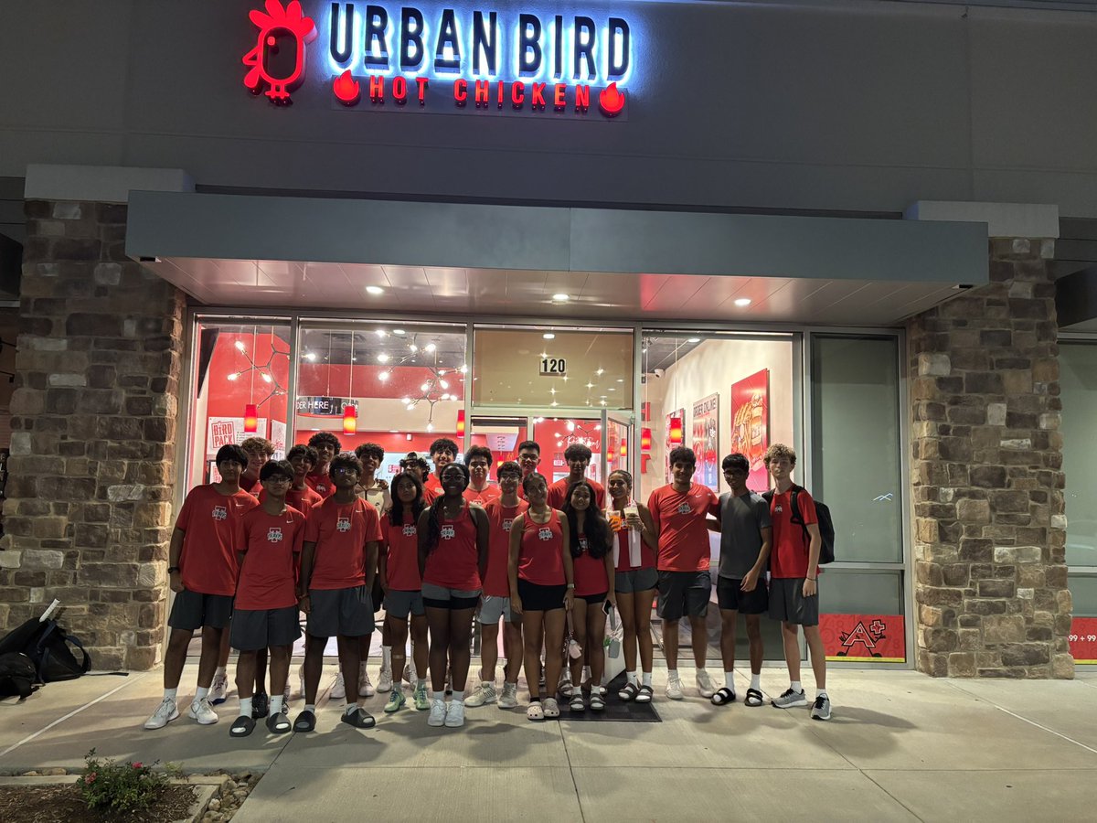 Travis Tennis Happenings:
8/12- Lost to a tough Katy team. 8/15- Beat Kempner and Aldine. Last night. Lost to a really good, state ranked Foster team. Broke bread at the team favorite! Back to work Monday for our match on Tuesday at Ridge Point. <a href="/THS_Tigers/">Travis High School</a> 
<a href="/FBISDAthletics/">Fort Bend ISD Athletics</a>