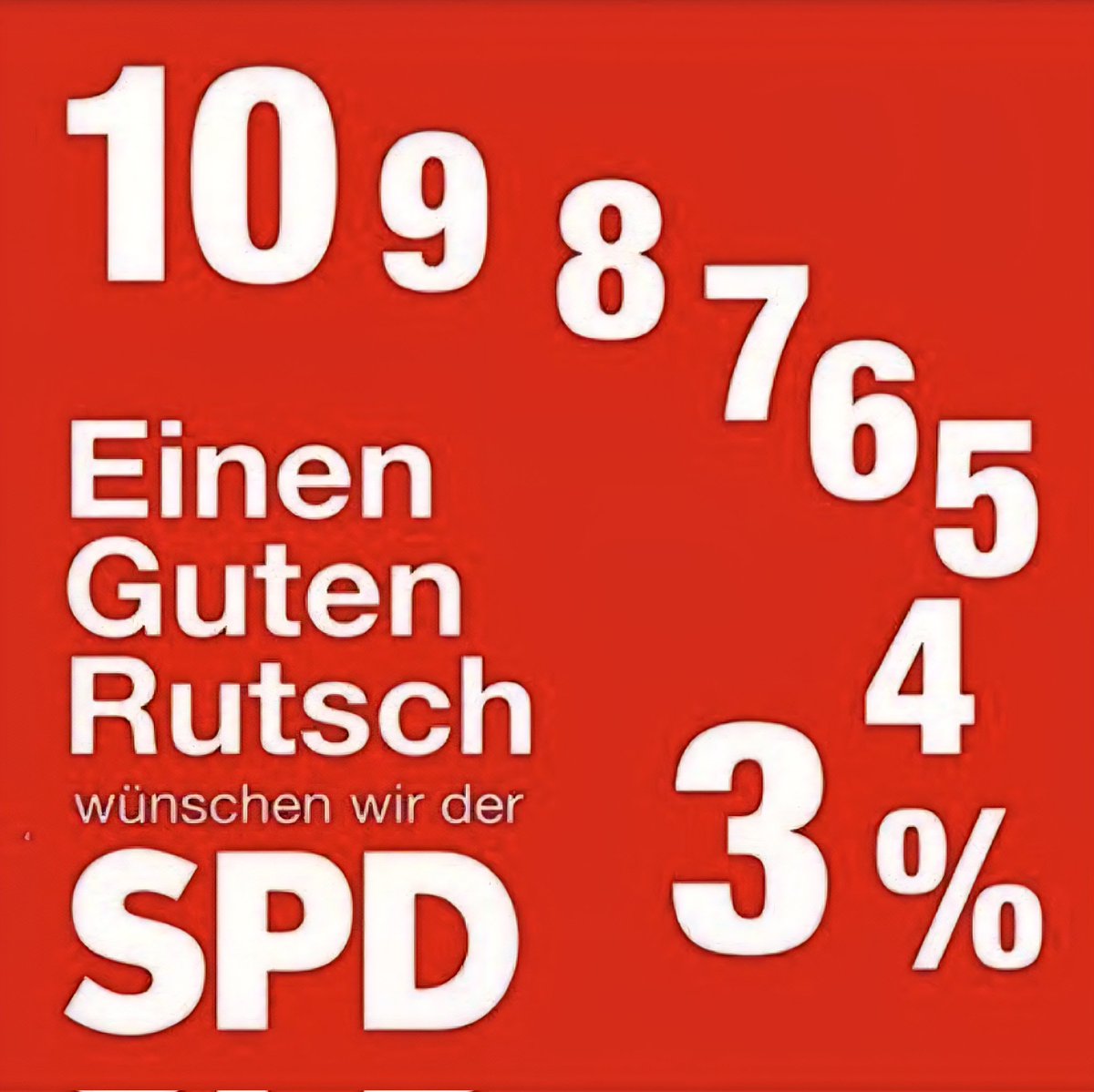 Was passiert mit einer obsoleten Kleinst-Partei, 
die in einem blockierten Saal Regierung simuliert,
die ihre Richter selbst bestimmt,
die Zig Millionen Wähler verbieten will, 
die ein SBGG erlassen hat,
die Meldestellen installiert,
die OB-Kandidaten auf Verdacht verbietet? 👇