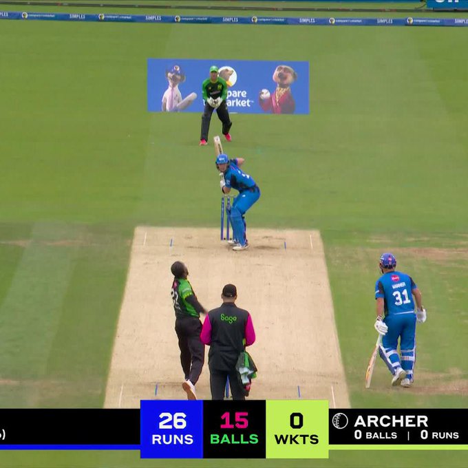 It's Jamie Smith v Jofra Archer right now at Lord's 🔥