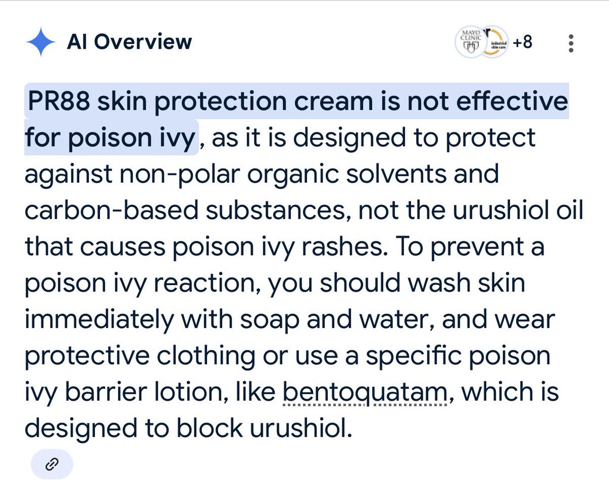 Someone is going to die taking AI as fact one day…