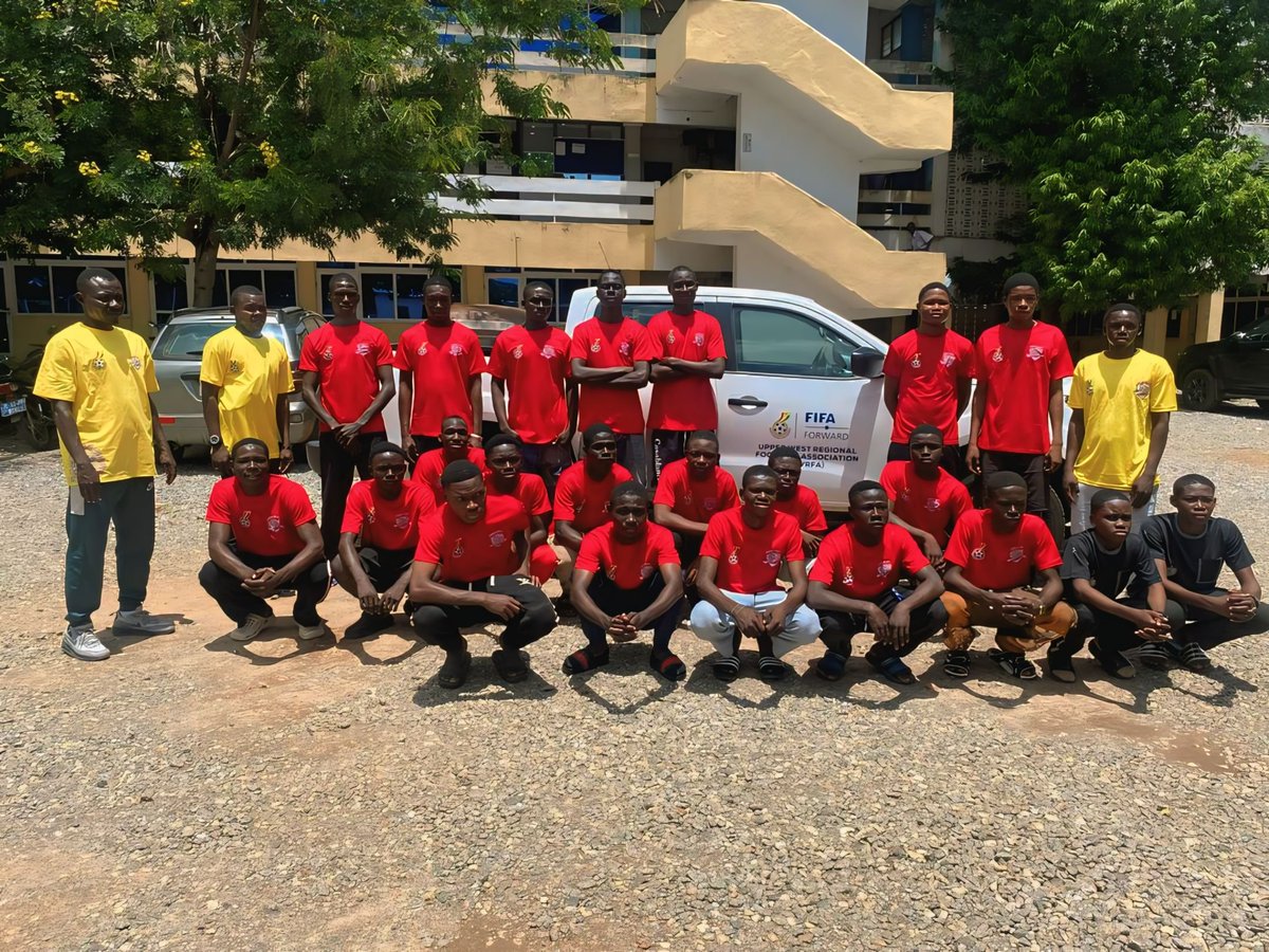Our U15 Boys have departed Wa for Prampram to compete in the GFA Elite U15 Boys Championship.

Before their departure, Chairman Alhaji D.S. Yahaya advised the boys to remain disciplined, work as a team, and represent the  region with pride.

He wished them success.